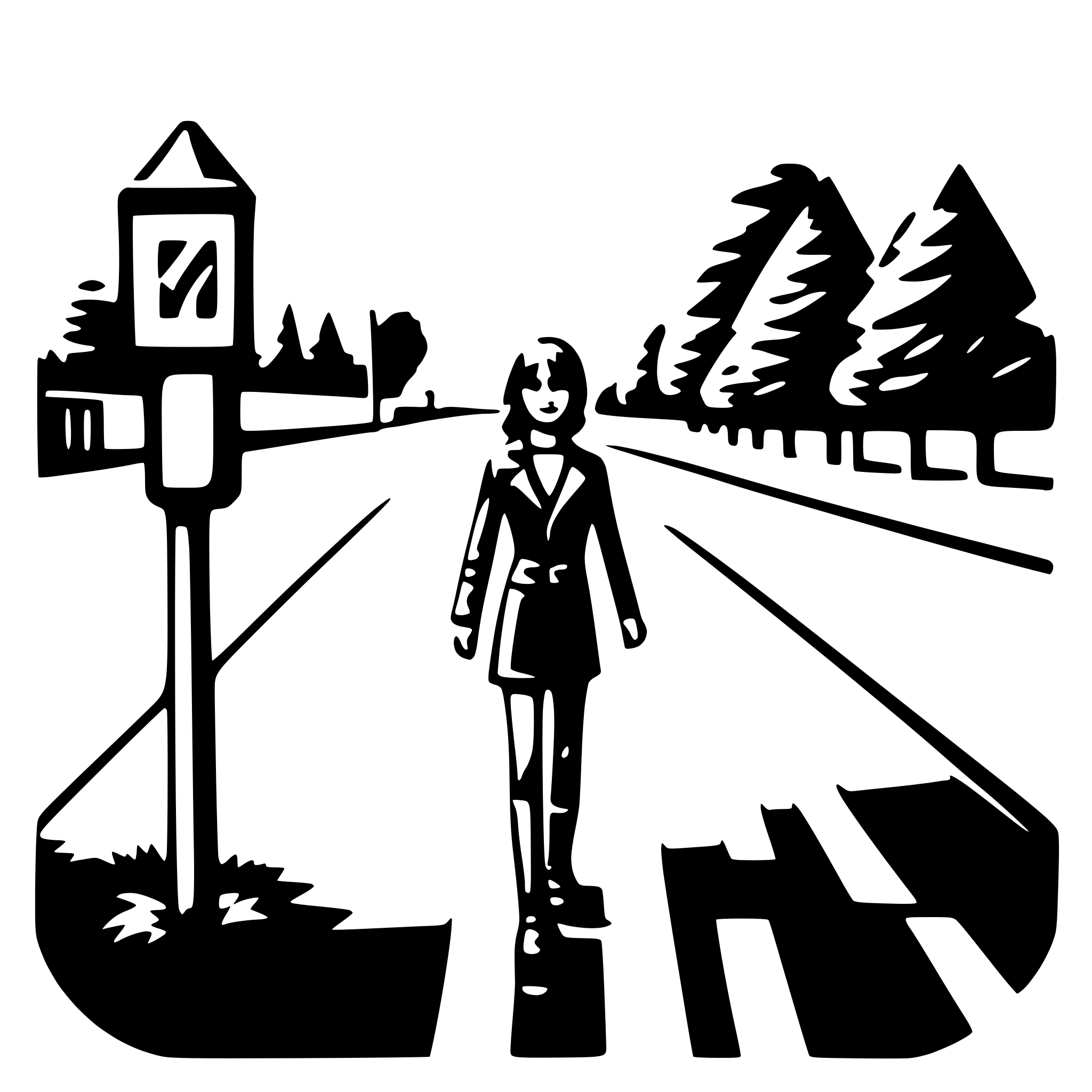 AI-generated SVG of 'crosswalk'