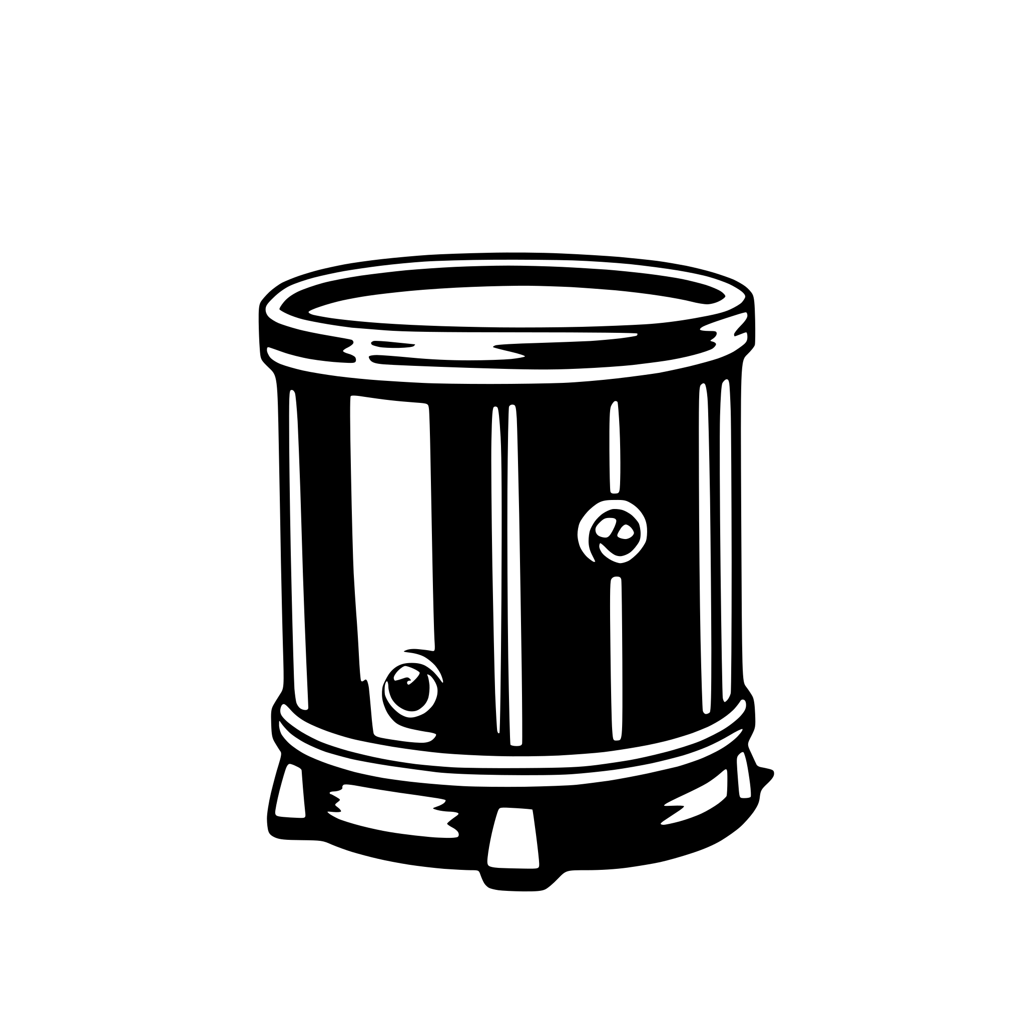 AI-generated SVG of 'drum'