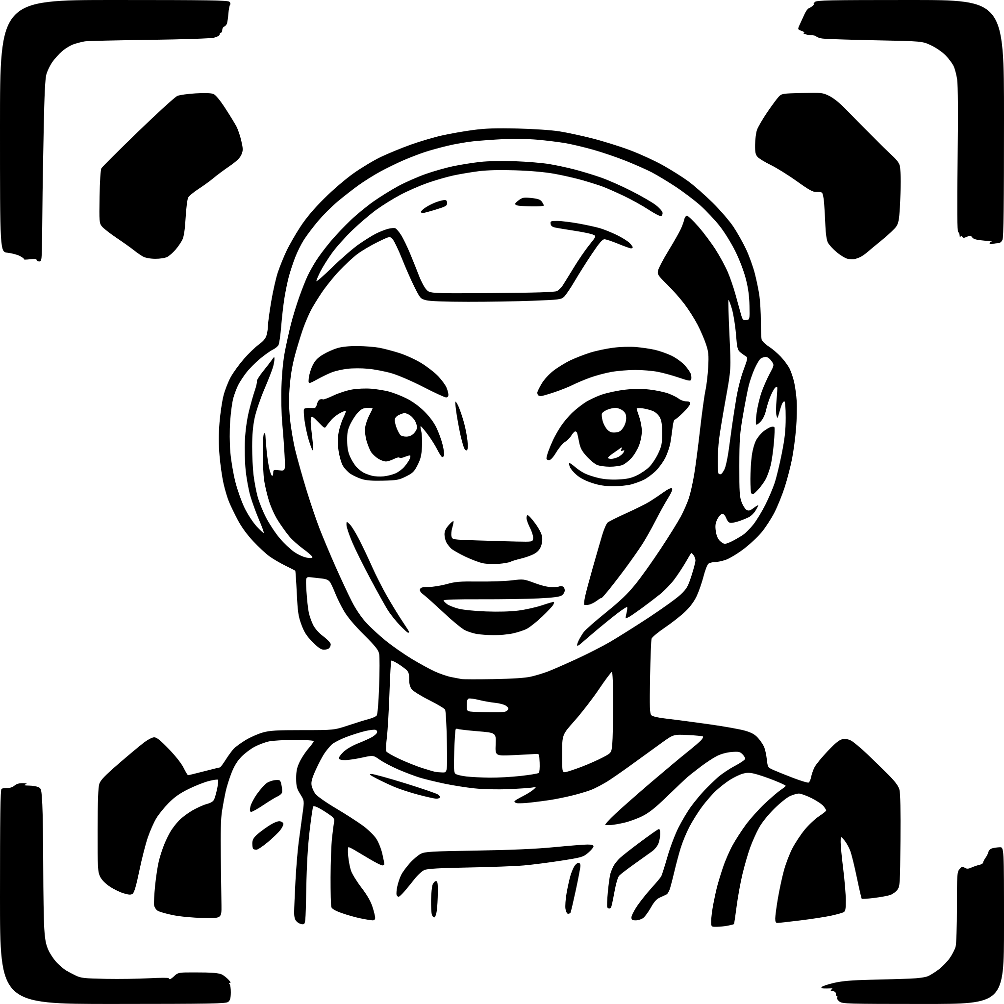 AI-generated SVG of a AI Robot