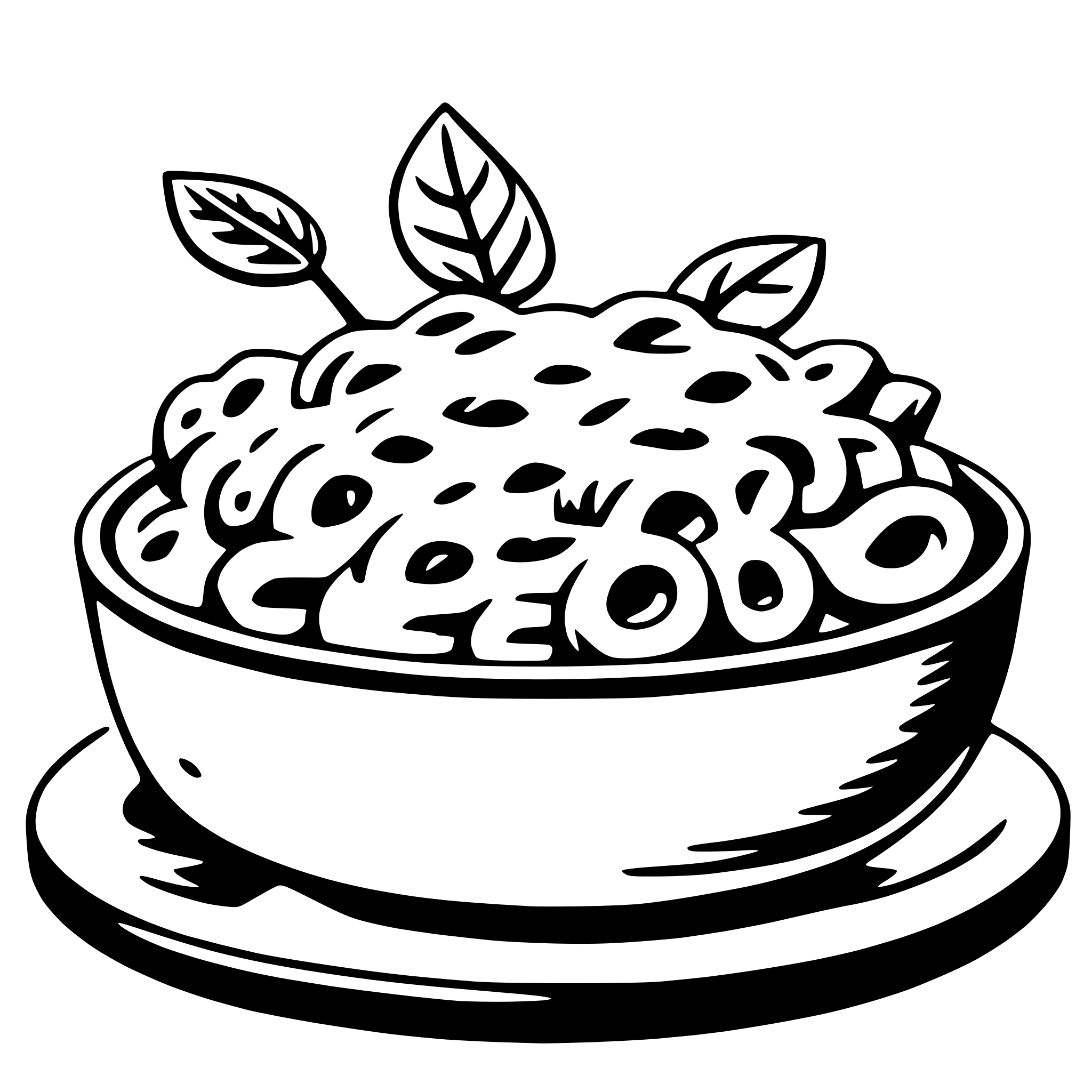 AI-generated SVG of a pasta