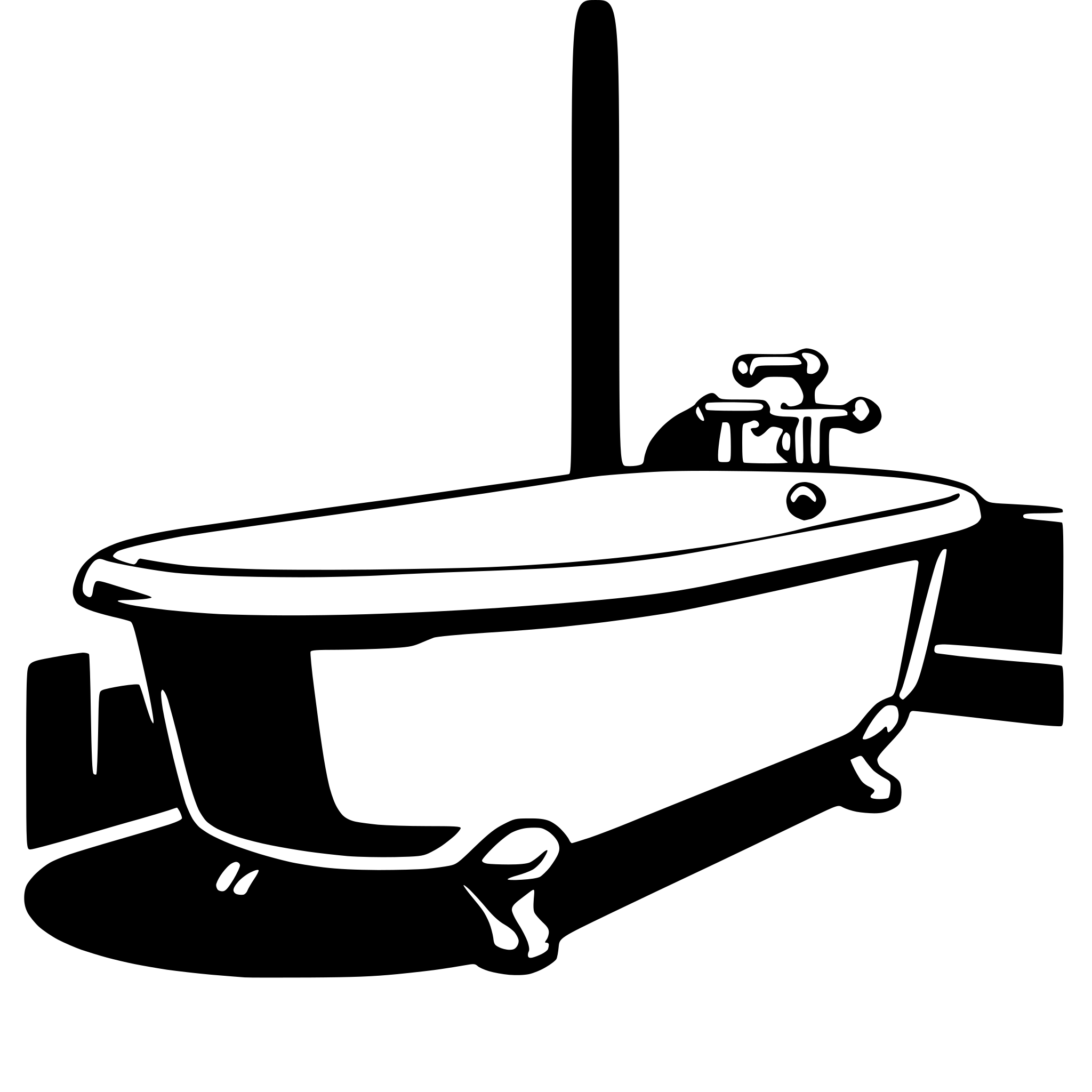 AI-generated SVG of a bathtub