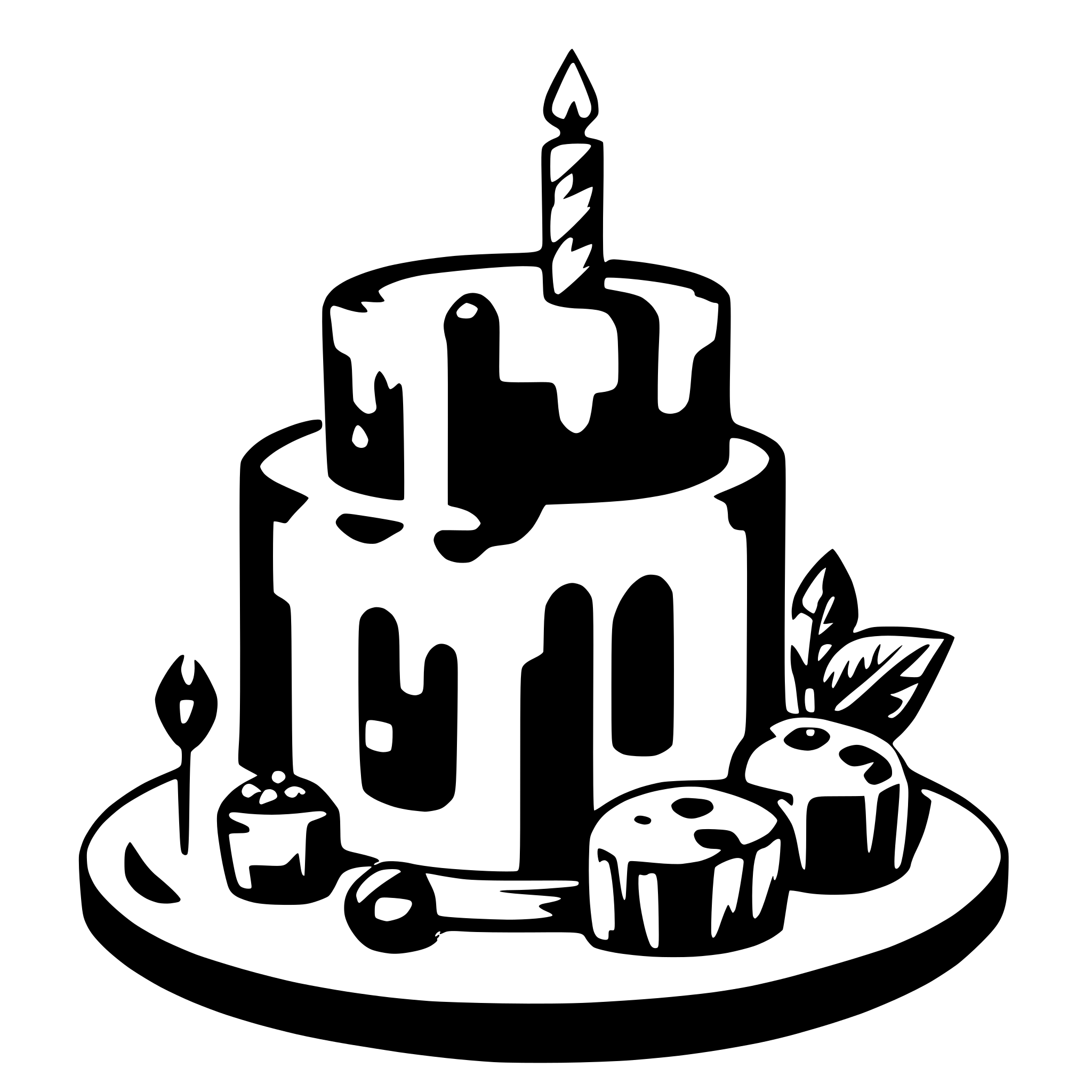 AI-generated SVG of '40 birthday'