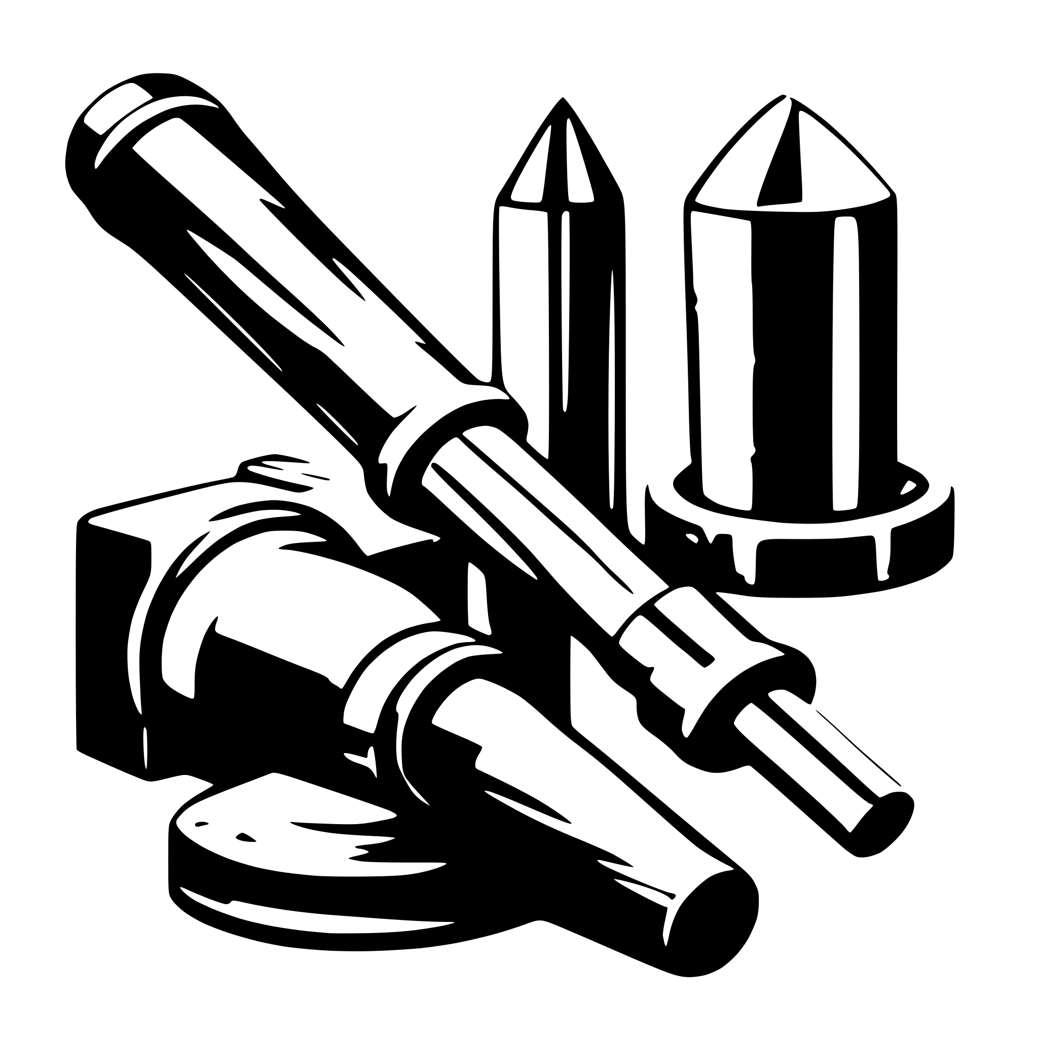 AI-generated SVG of 'Wood turning tools'