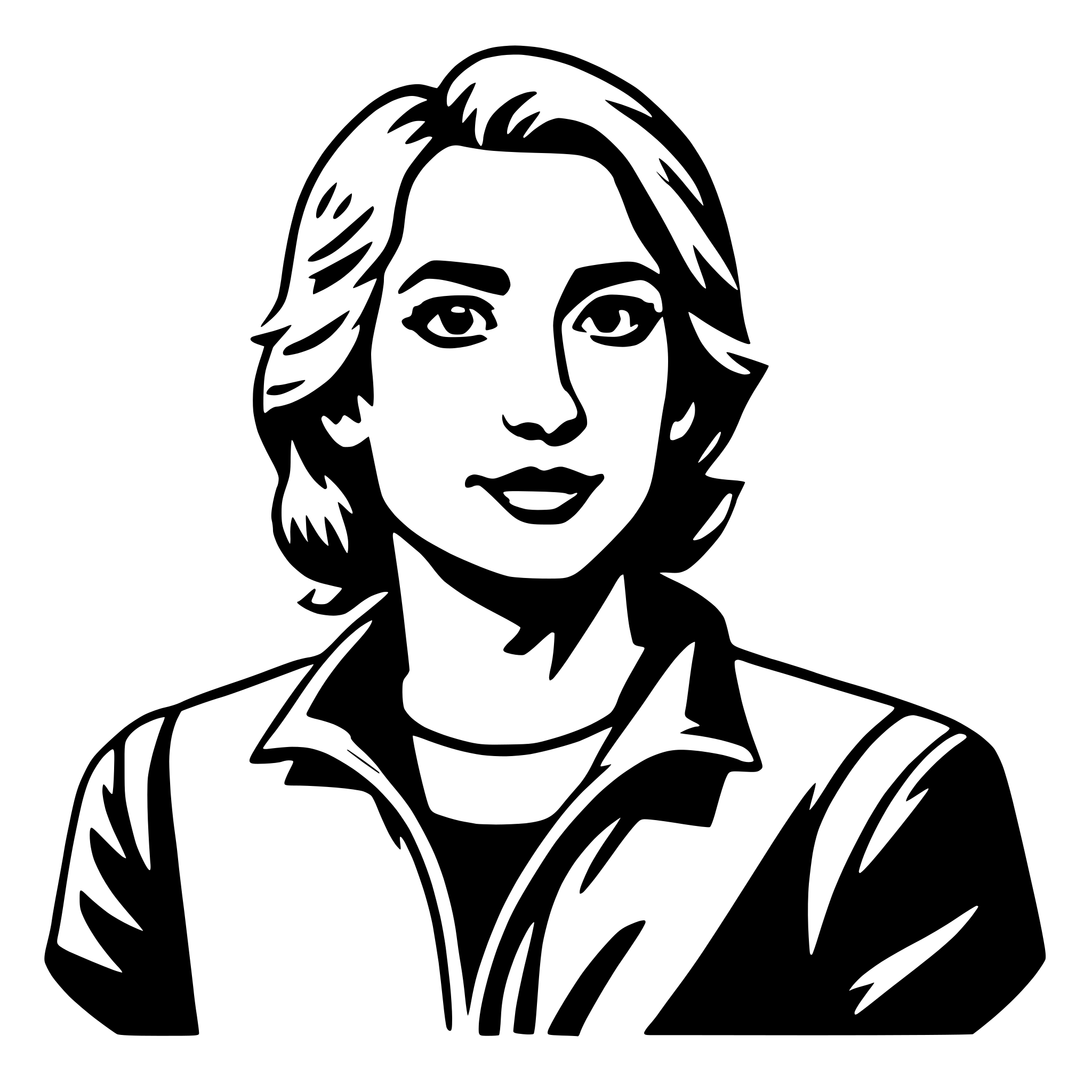 AI-generated SVG of a adult