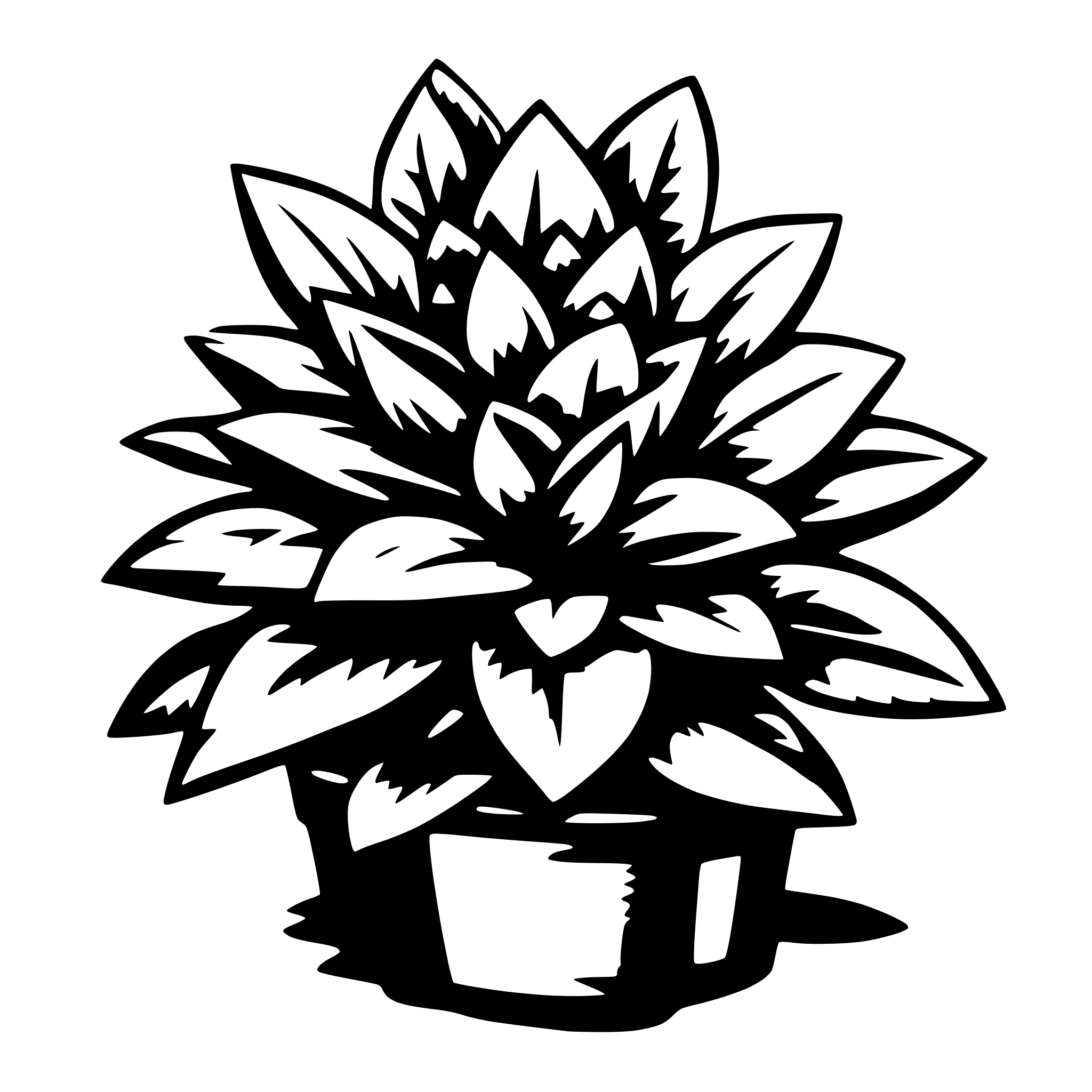 AI-generated SVG of 'kaktus'
