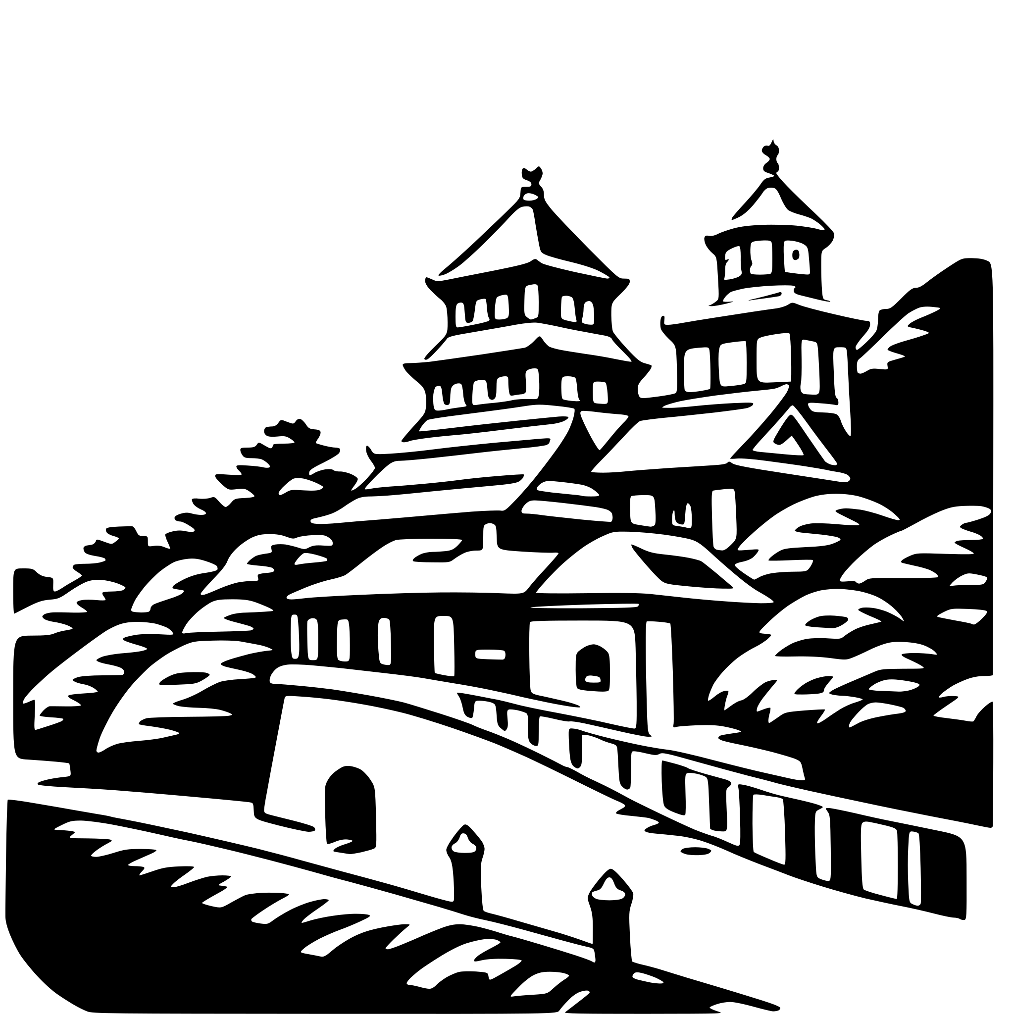 AI-generated SVG of 'kiyomizu-dera'