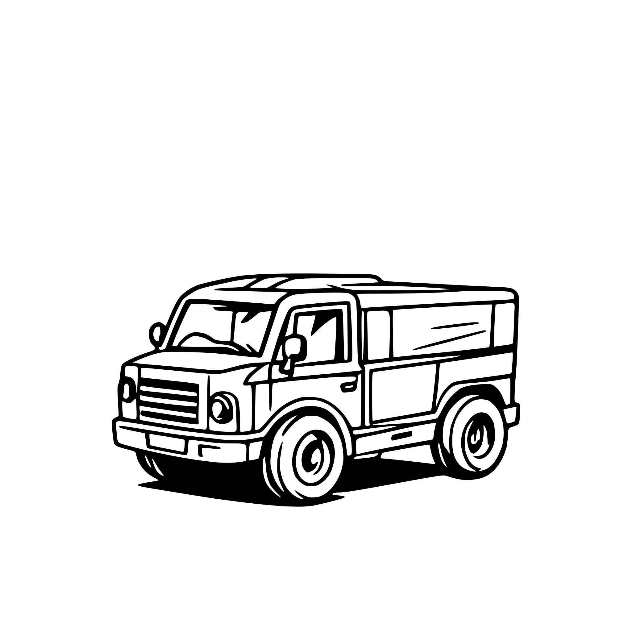 AI-generated SVG of 'mini truck'