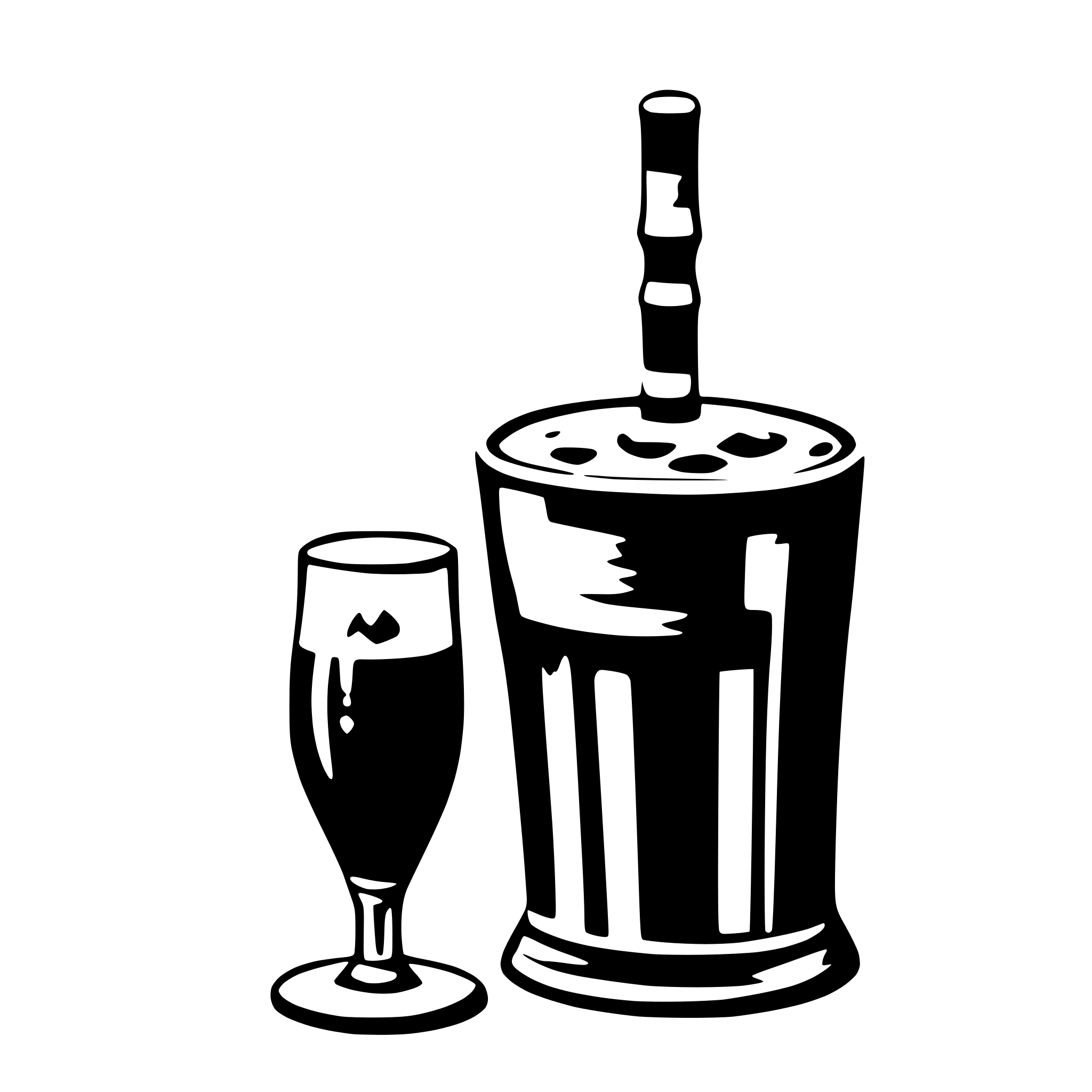 AI-generated SVG of a beer