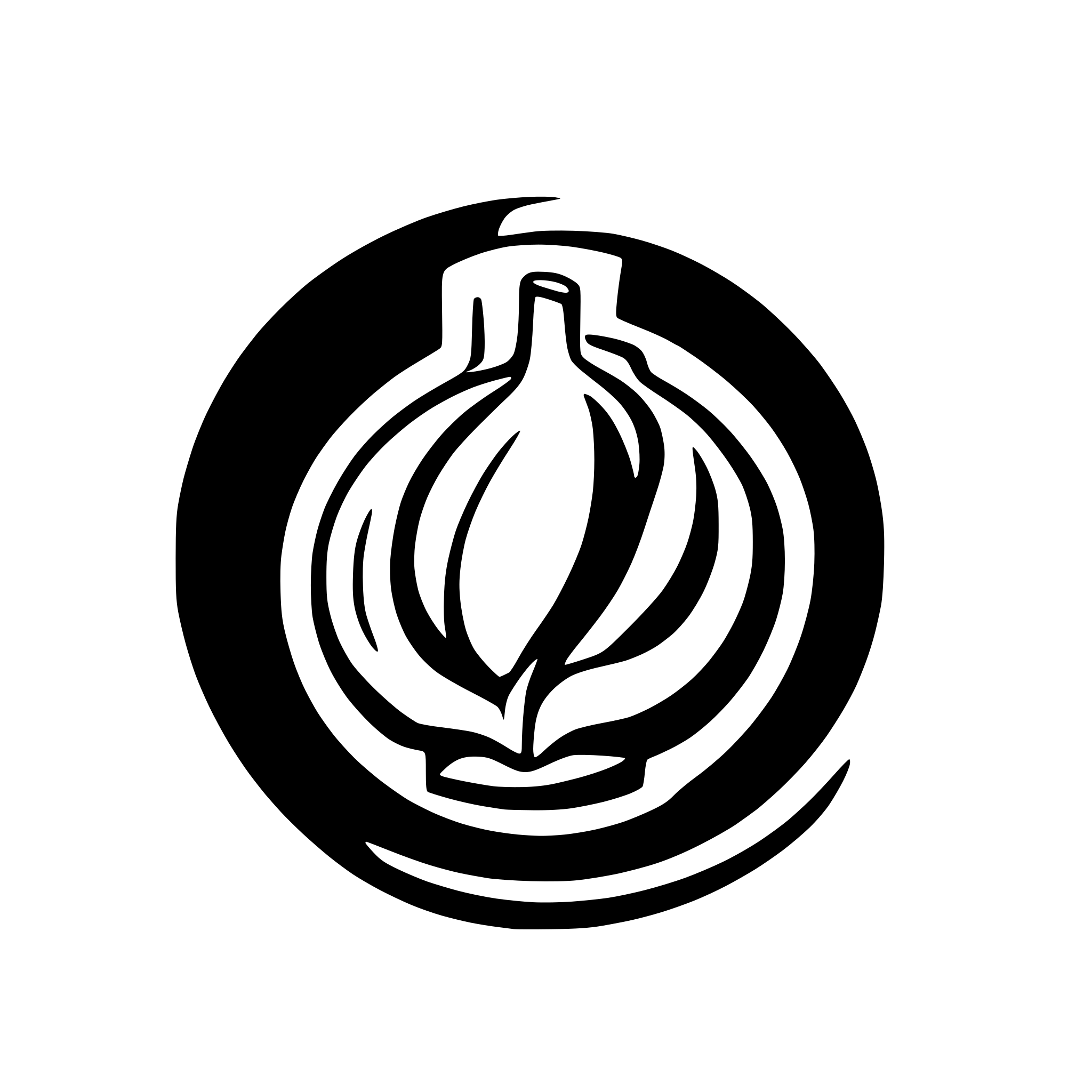 AI-generated SVG of a onion logo