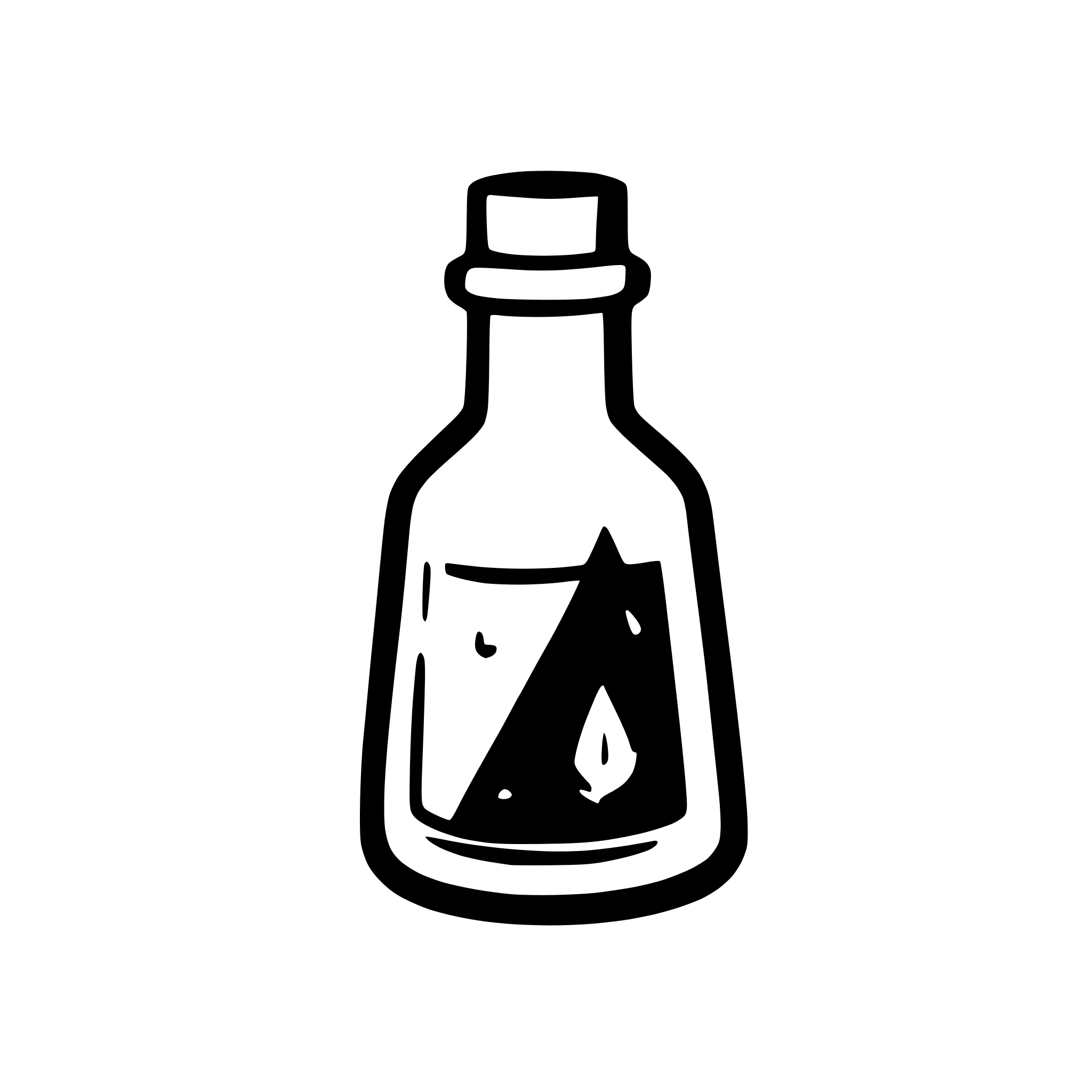 AI-generated SVG of 'potion bottle'