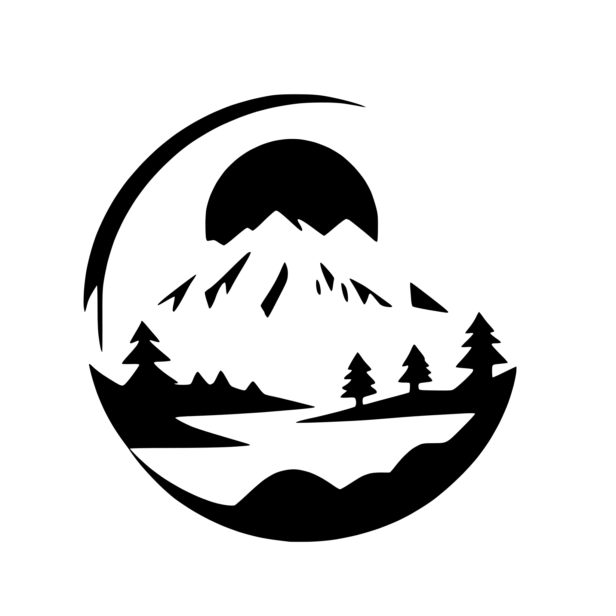 AI-generated SVG of 'sun rising over mountains'