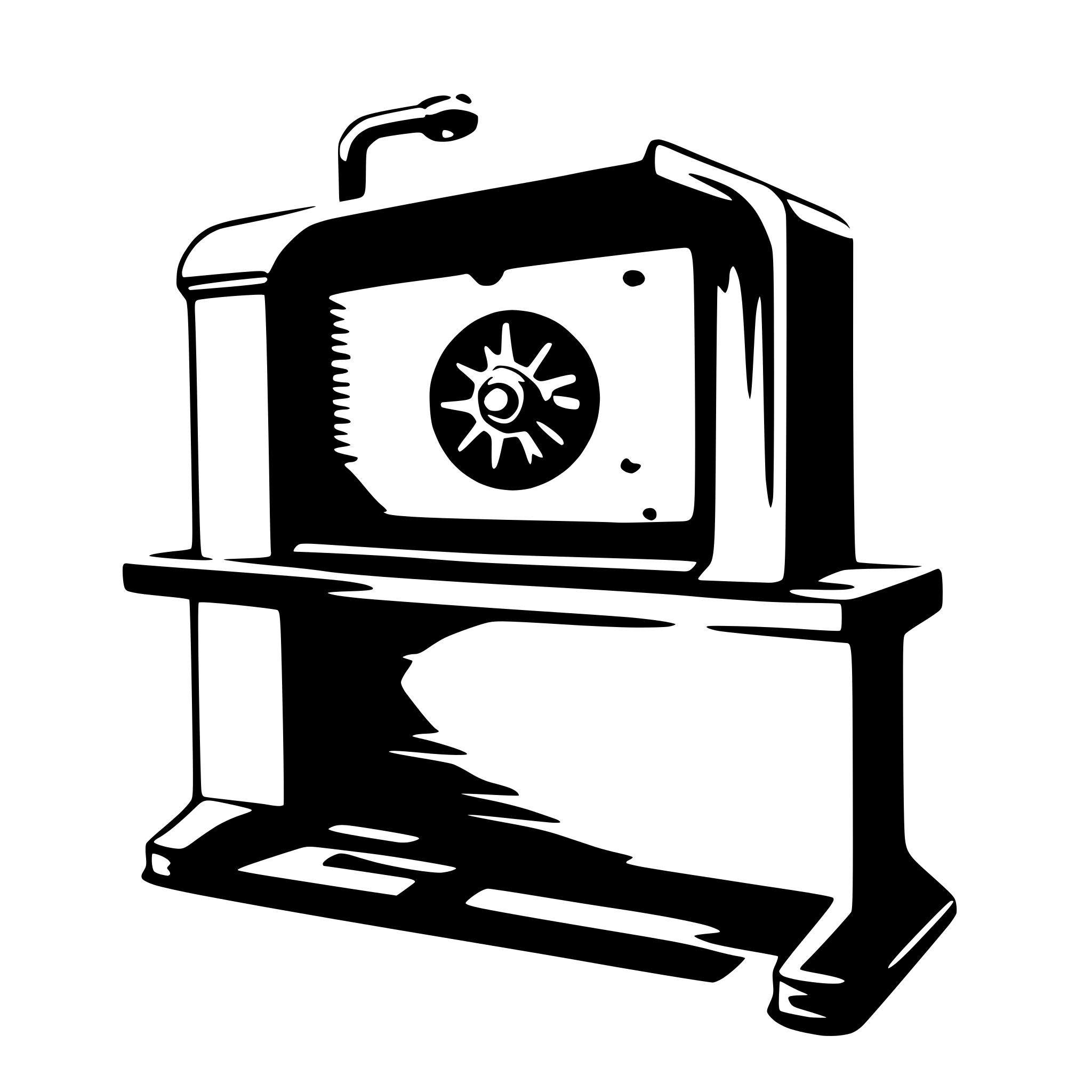 AI-generated SVG of a Consists of a laser cutting
