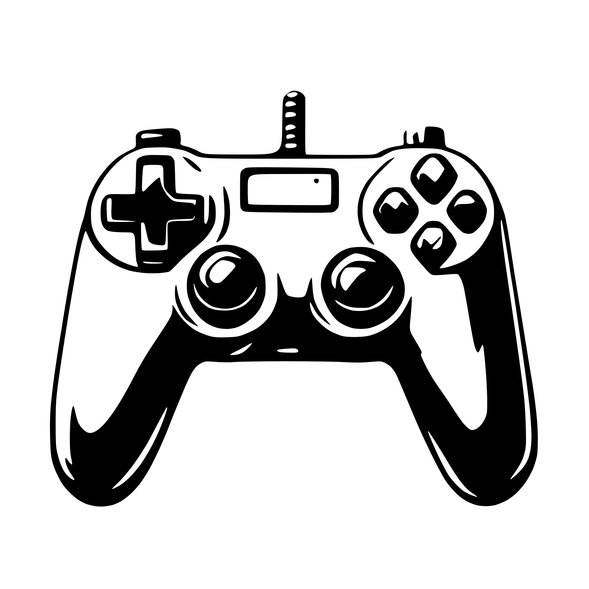 AI-generated SVG of 'game controller'