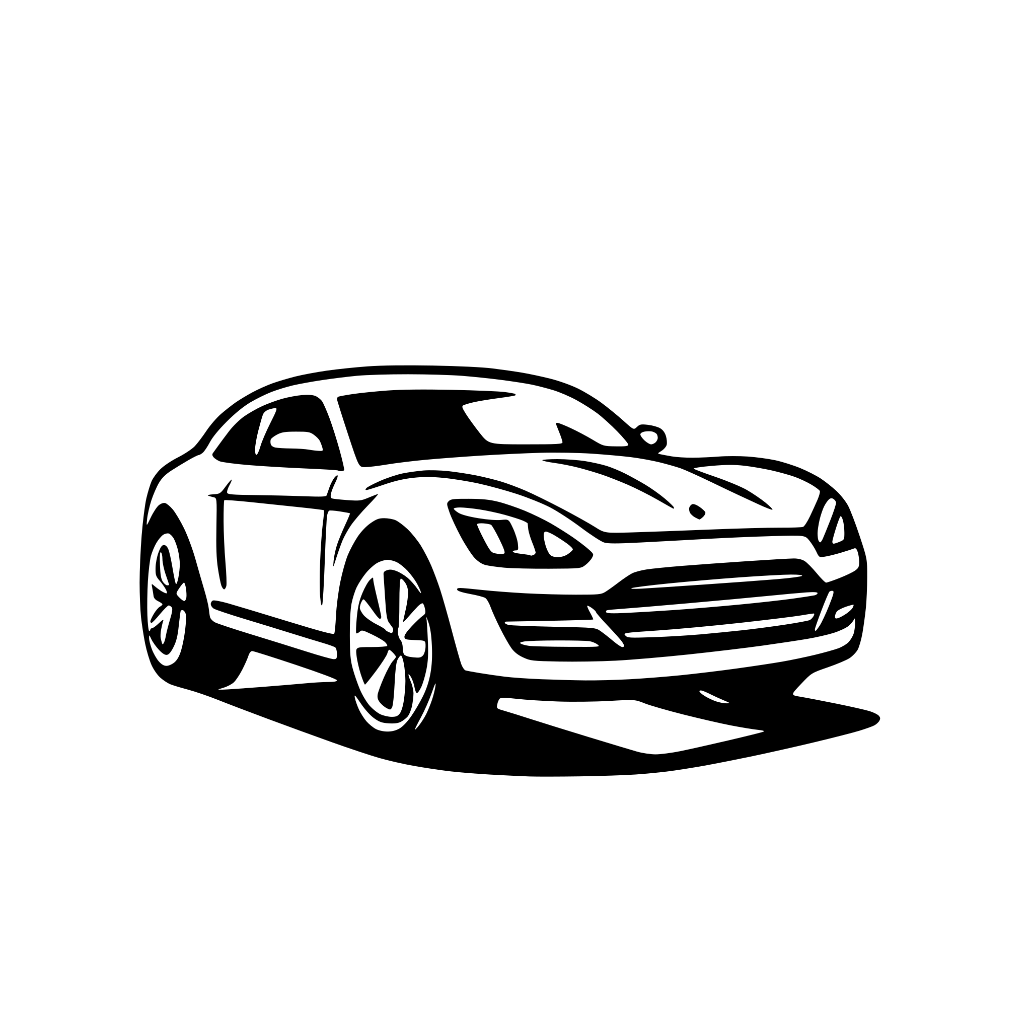 AI-generated SVG of a Luxury Car Shop Logo, Modern, colored