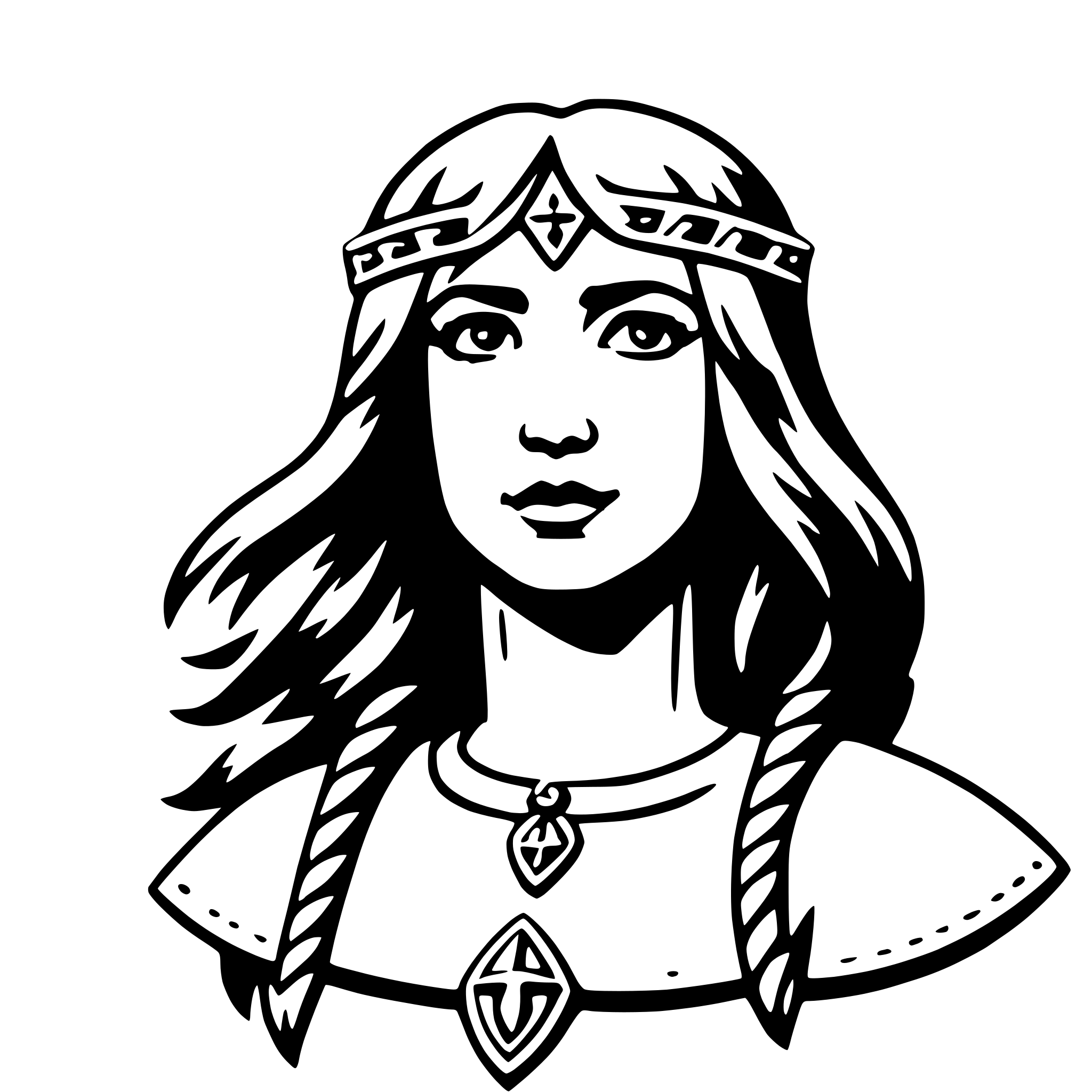 AI-generated SVG of 'arianrhod'