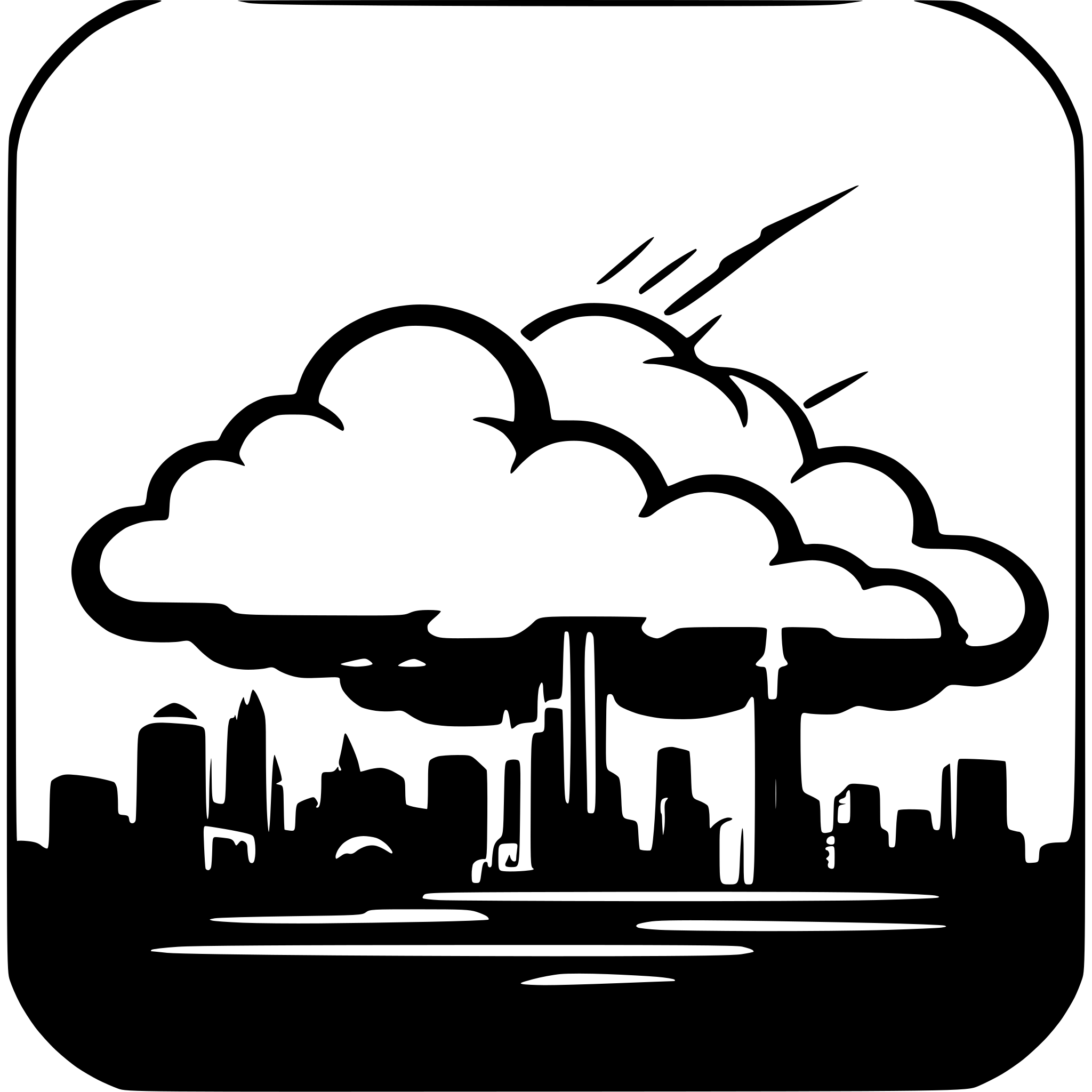 AI-generated SVG of 'art deco clouds lightning'