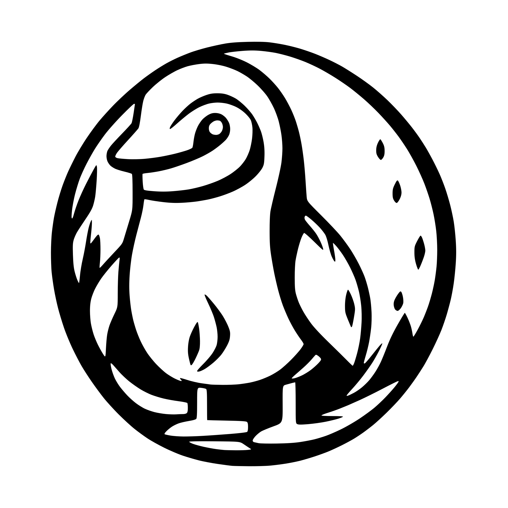 AI-generated SVG of a colorful penguin