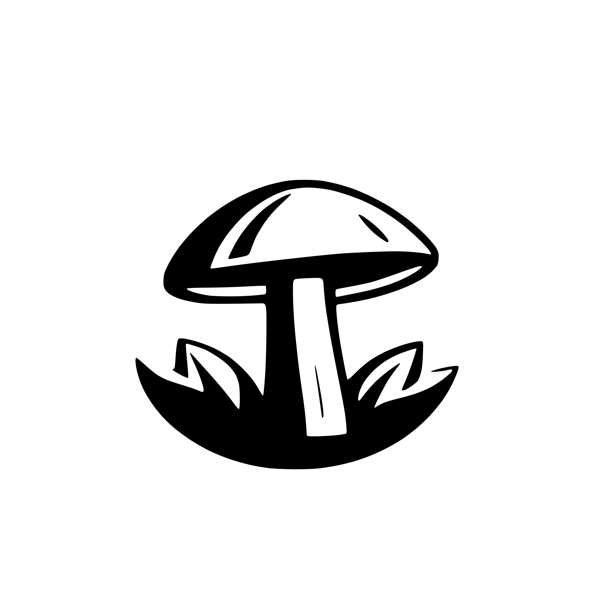 AI-generated SVG of a mushrooms