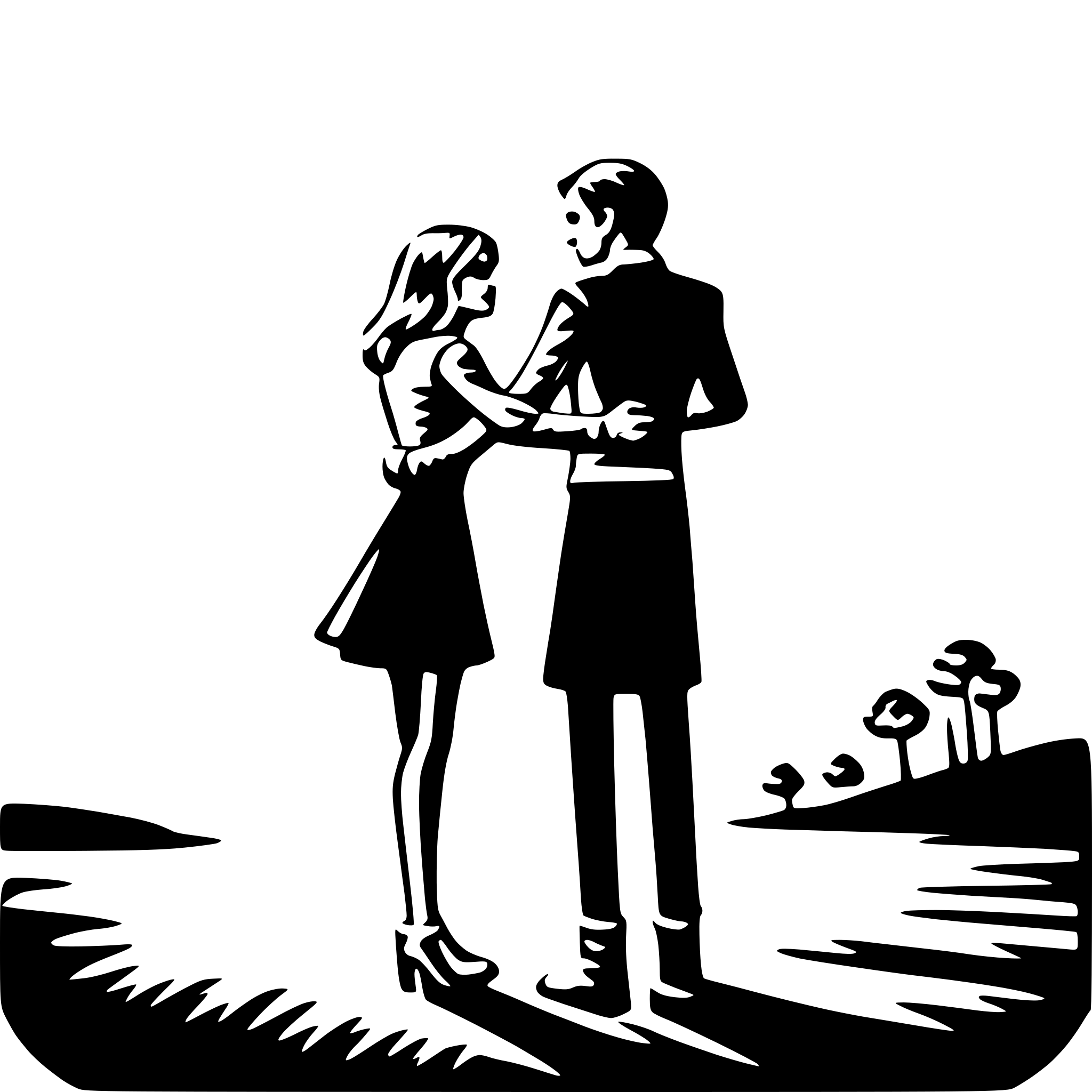 AI-generated SVG of 'sunset embrace'