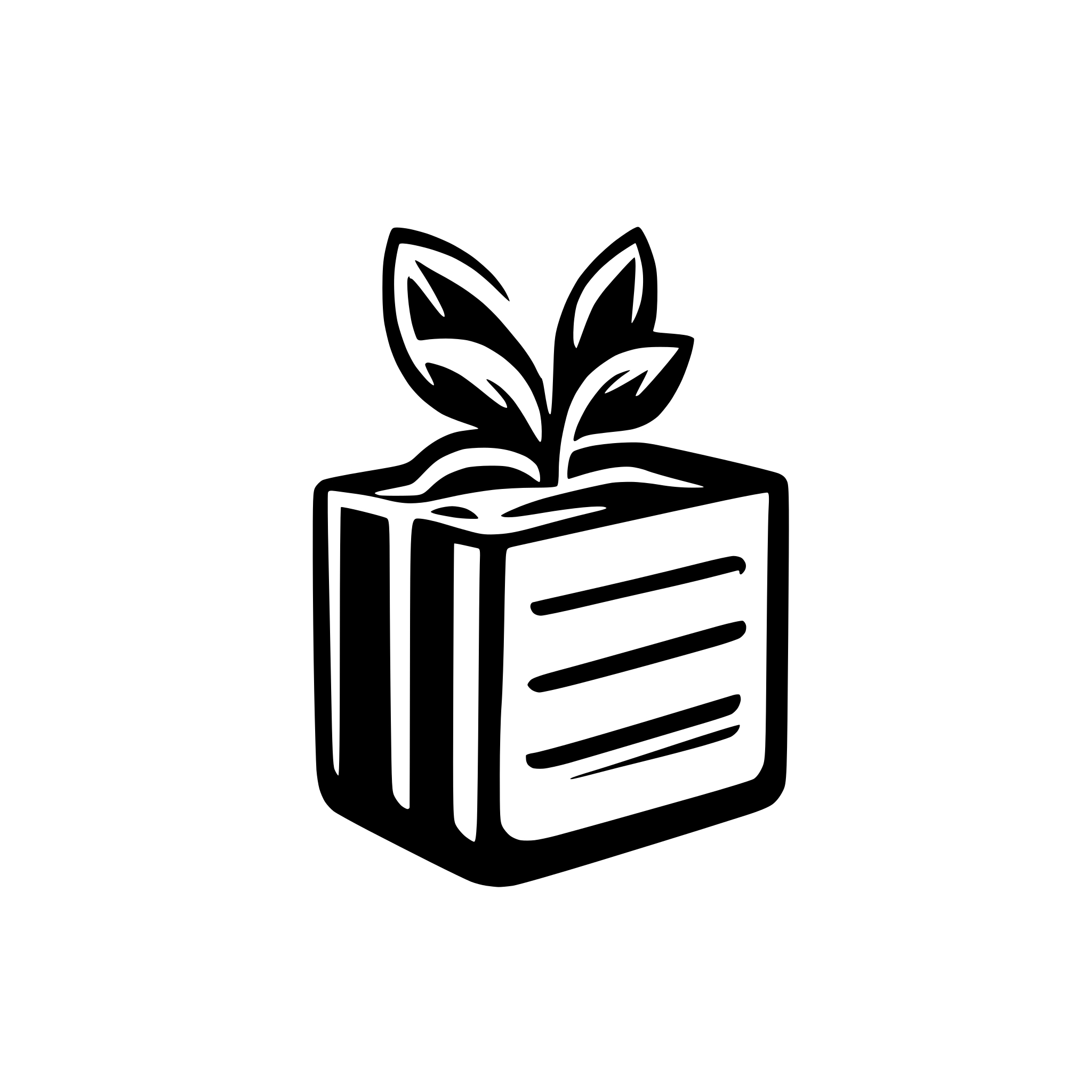 AI-generated SVG of 'Logo organisazions Box'