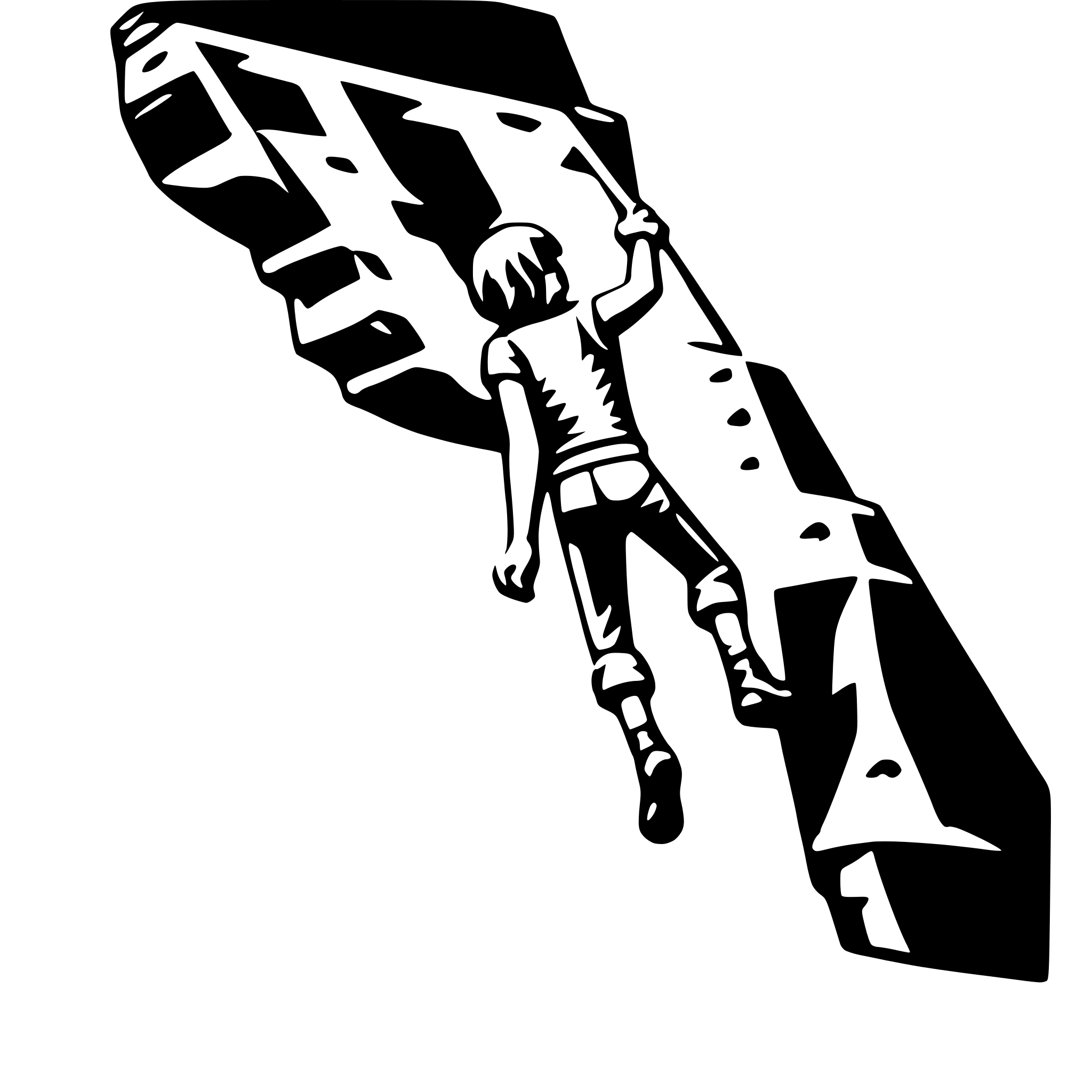 AI-generated SVG of a rock climbing overhang