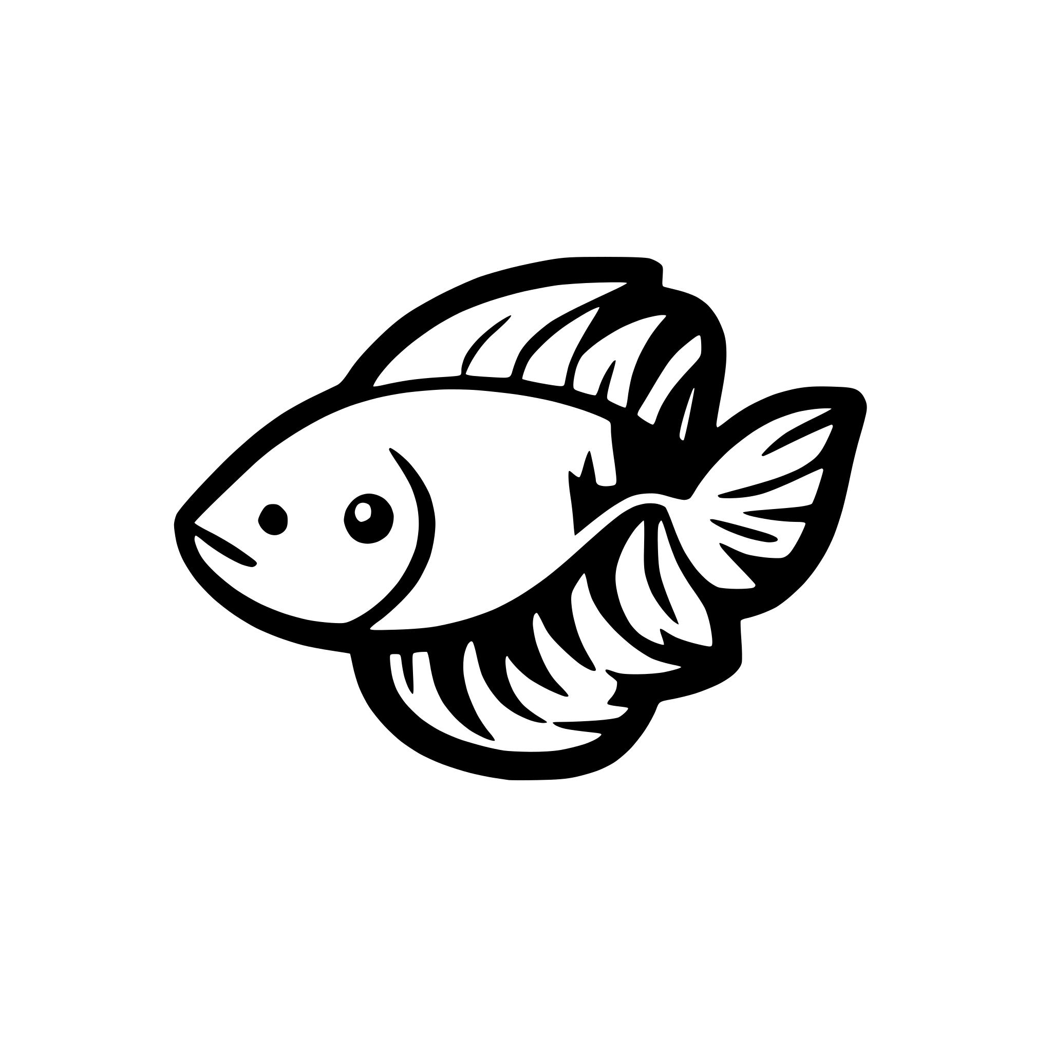 AI-generated SVG of 'betta fish'