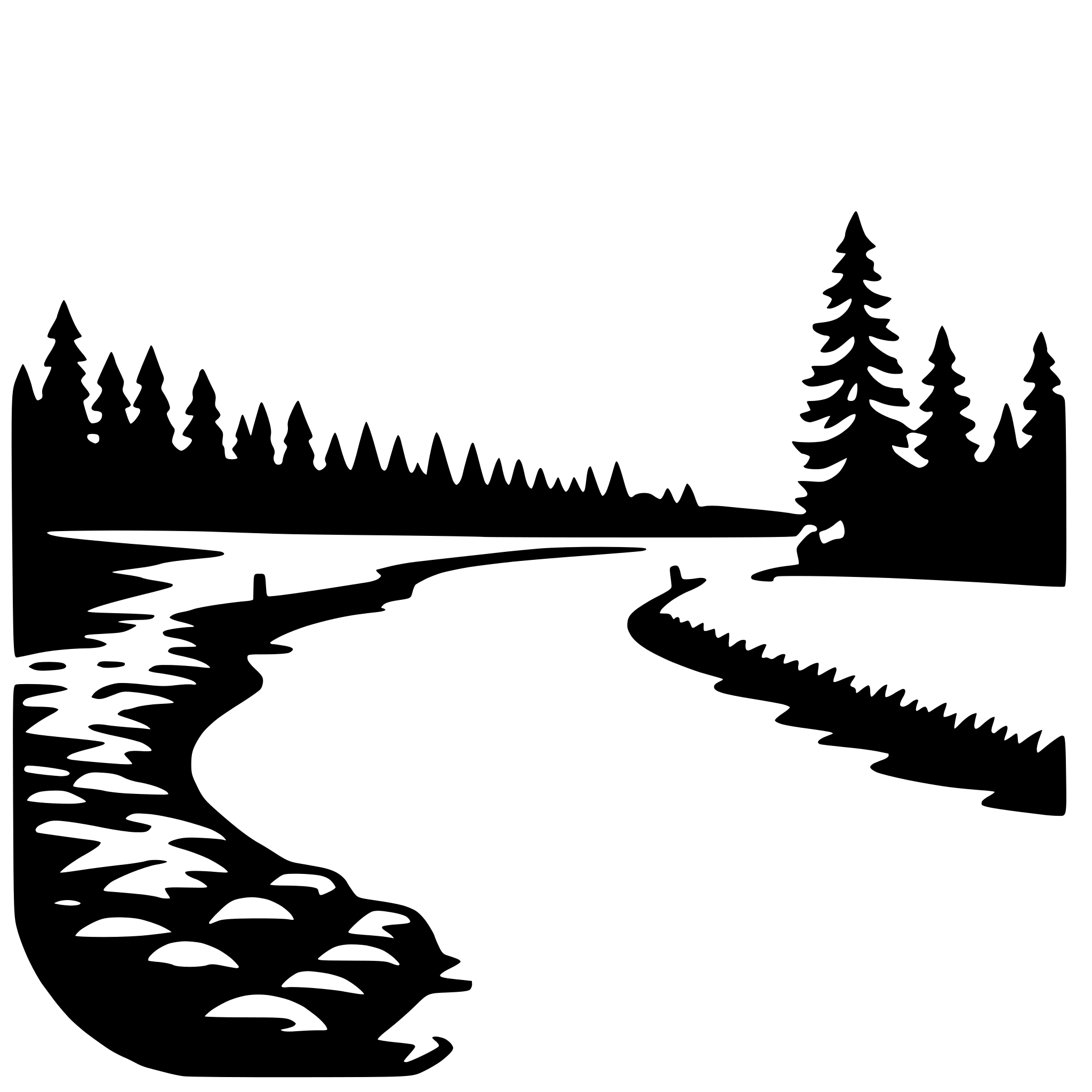 AI-generated SVG of a banff national park