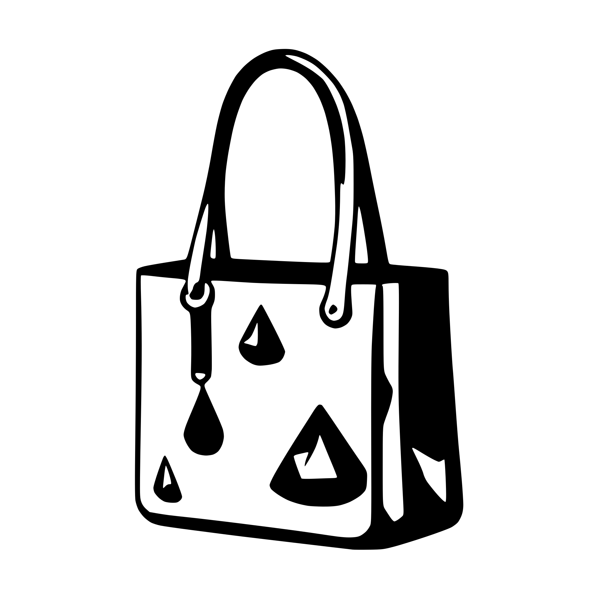AI-generated SVG of 'tote bag'