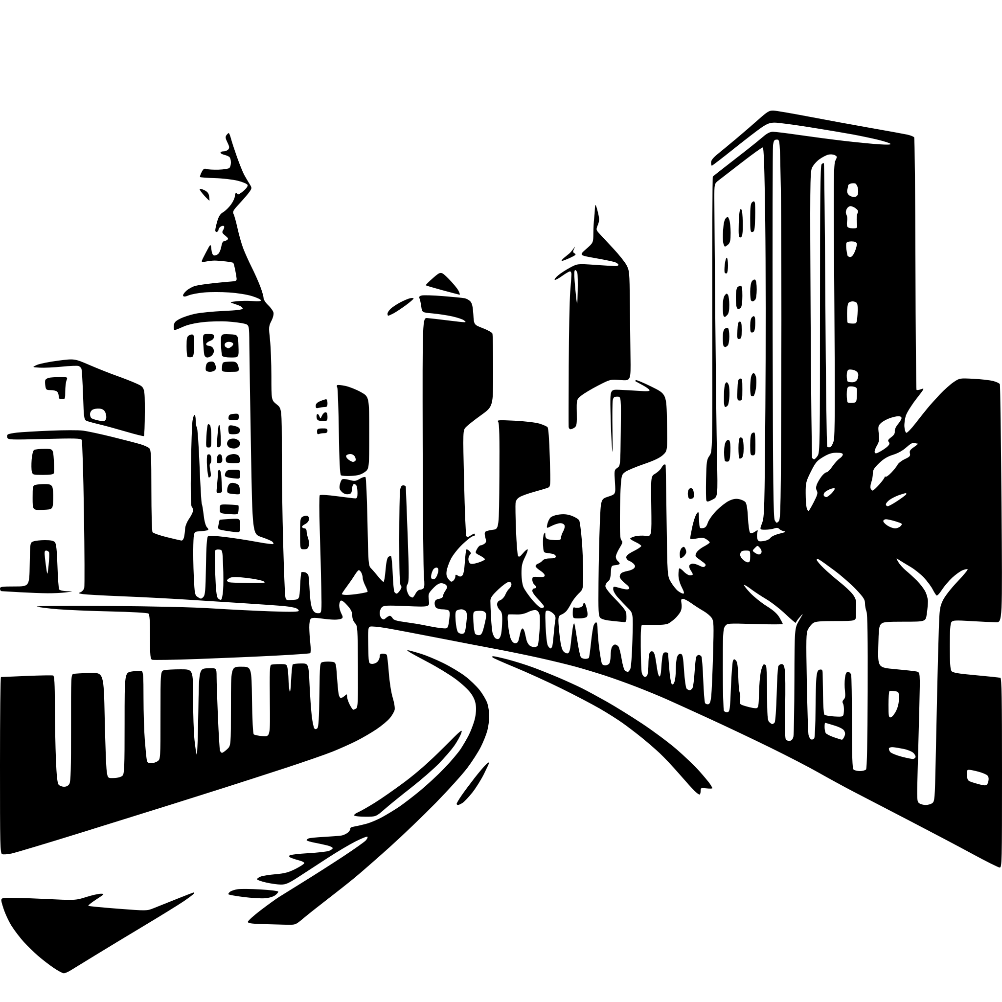 AI-generated SVG of 'city'
