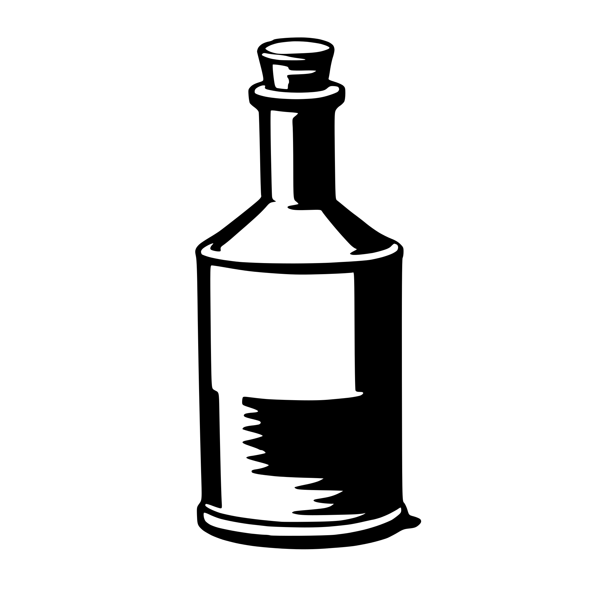 AI-generated SVG of a flask