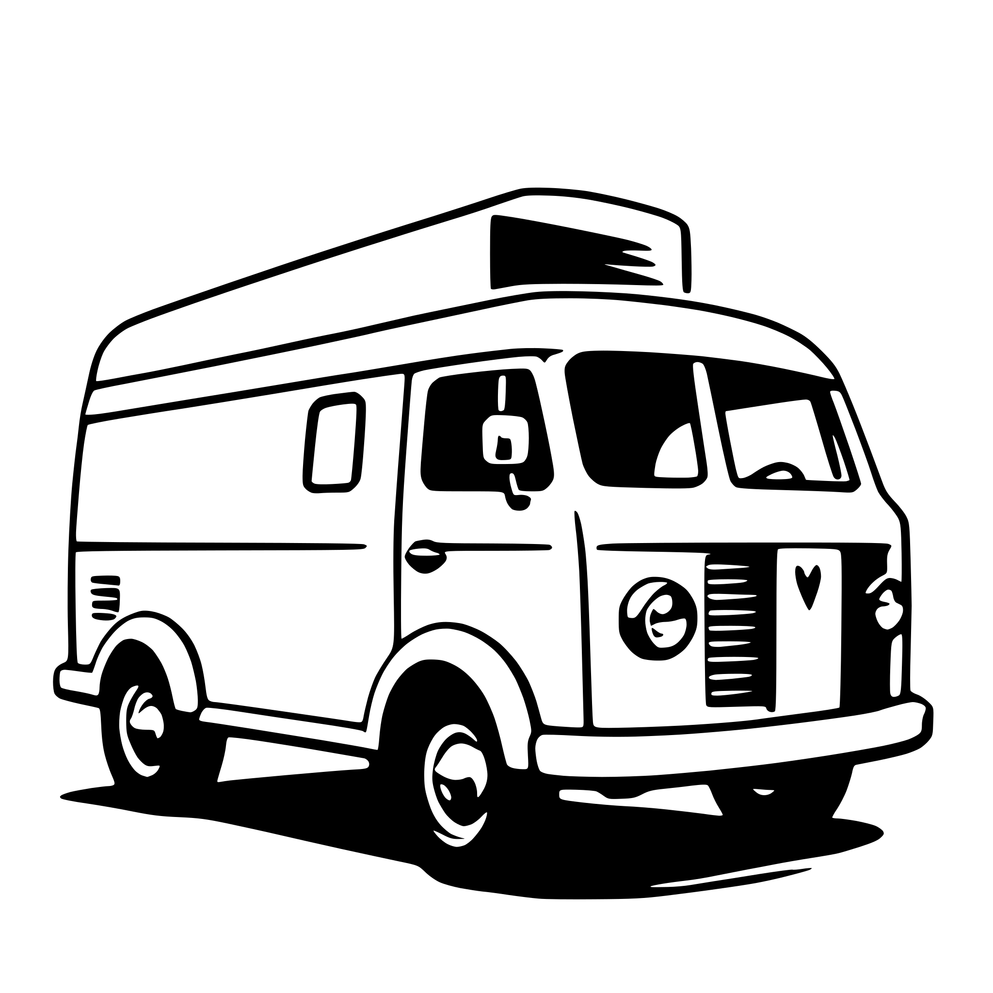 AI-generated SVG of 'van'