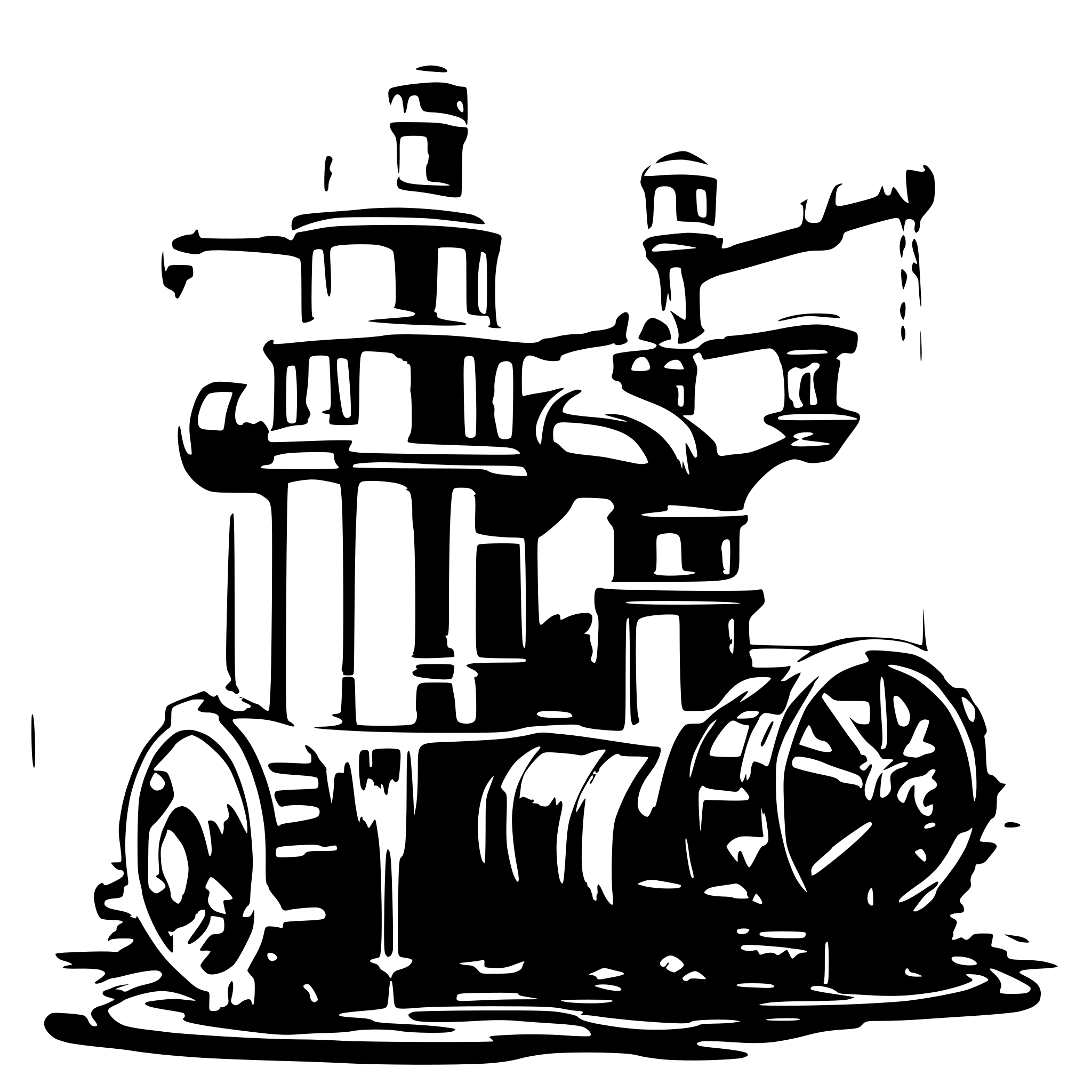AI-generated SVG of a water pump