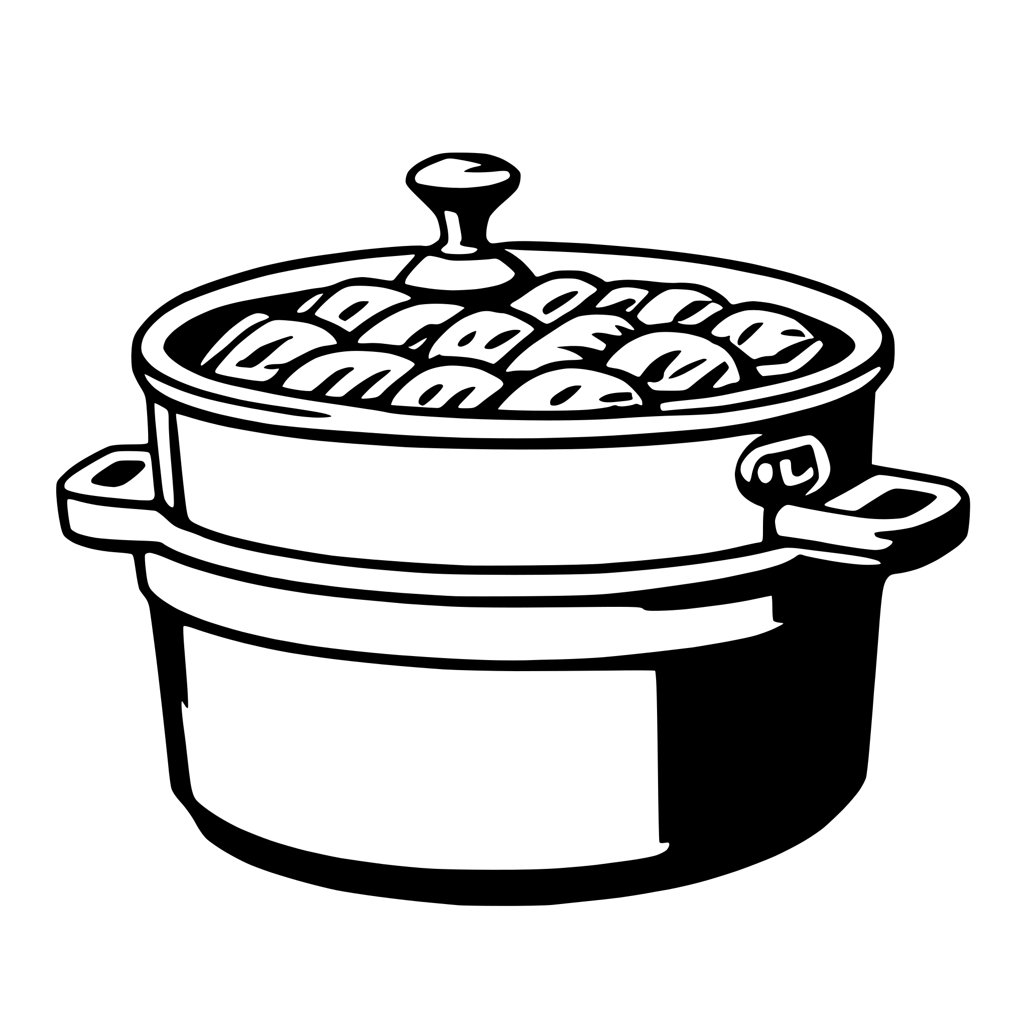 AI-generated SVG of a casserole