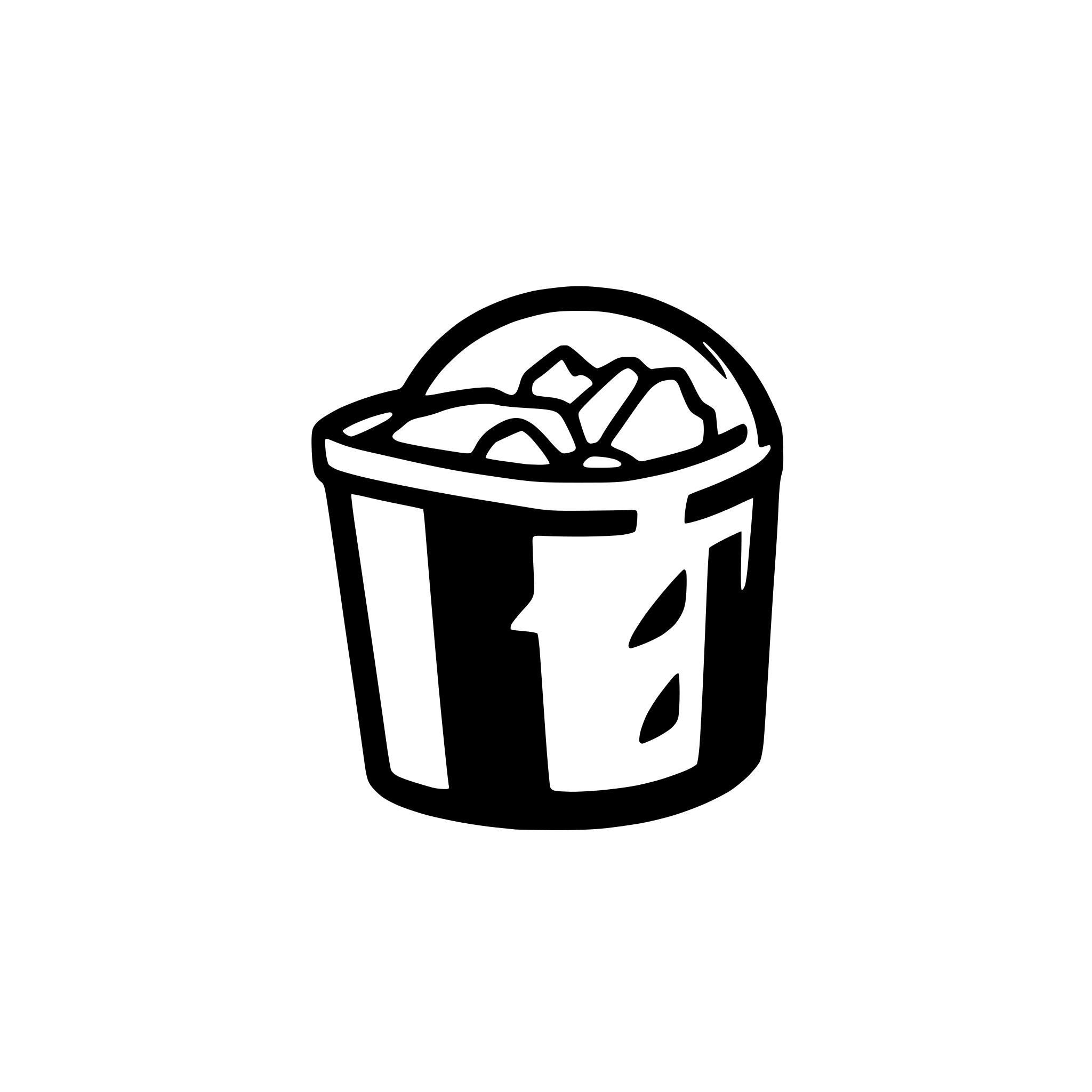 AI-generated SVG of 'trash icon'