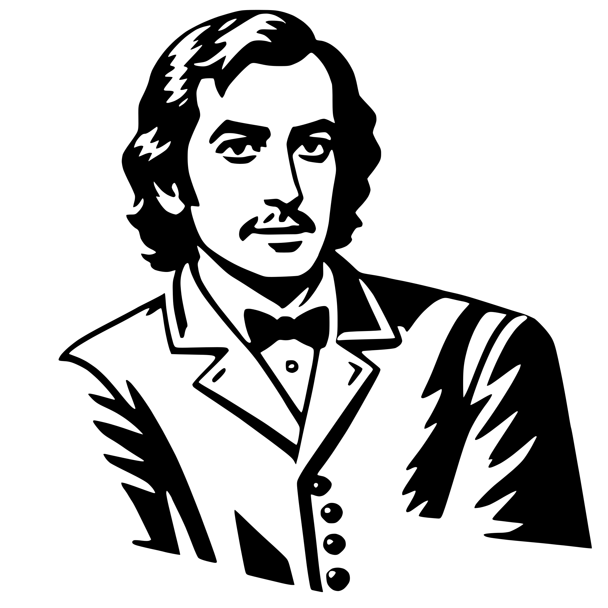 AI-generated SVG of 'stanley kubrick'
