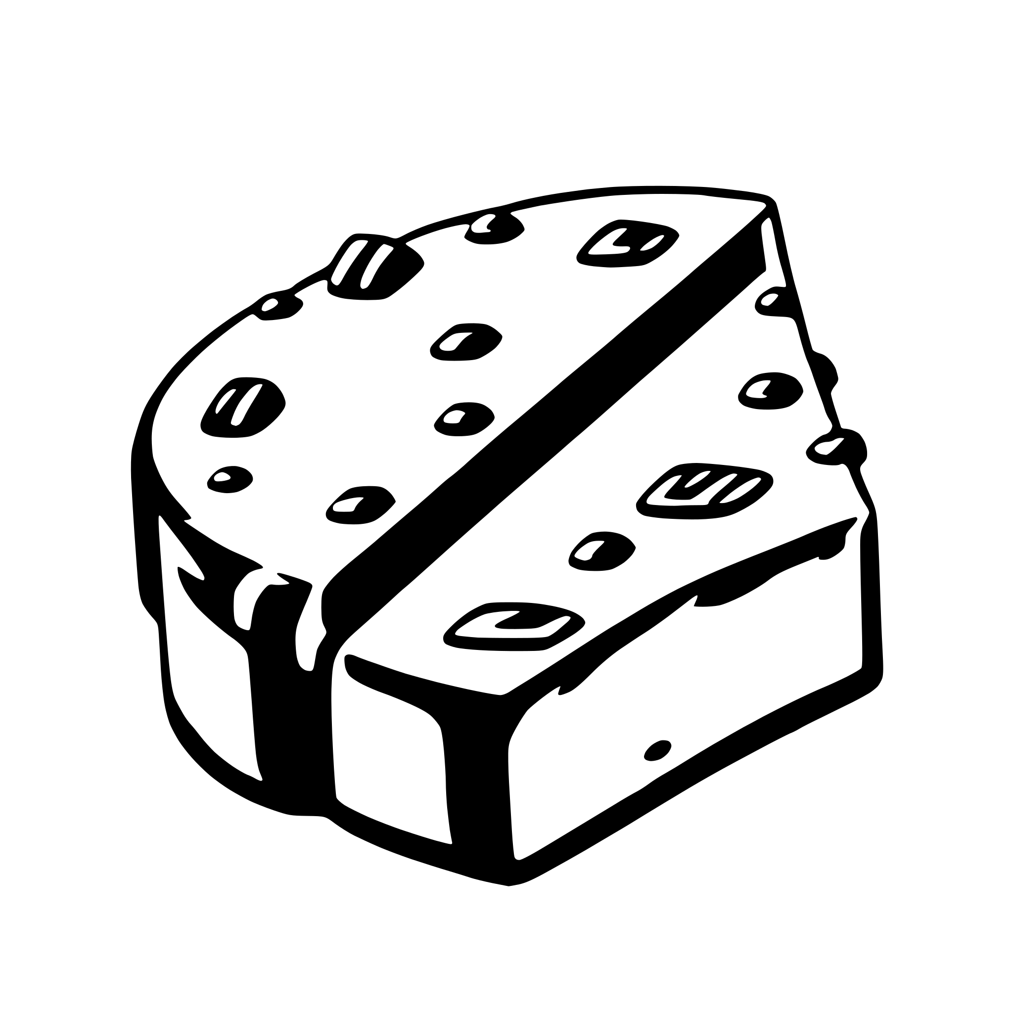 AI-generated SVG of 'toffee'