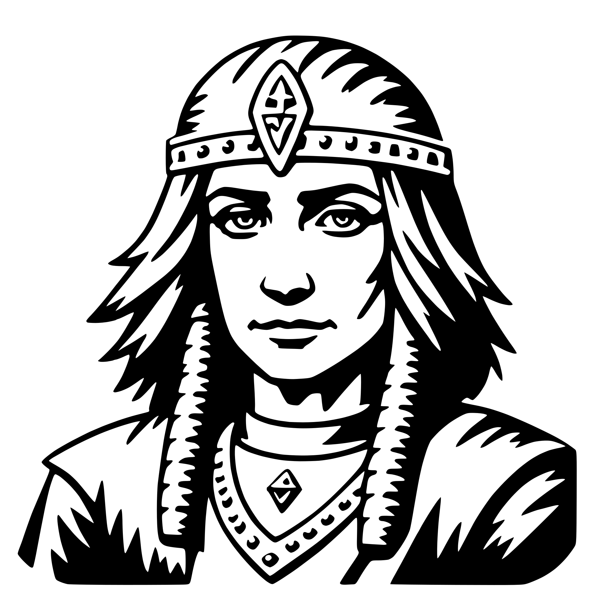 AI-generated SVG of 'enki'