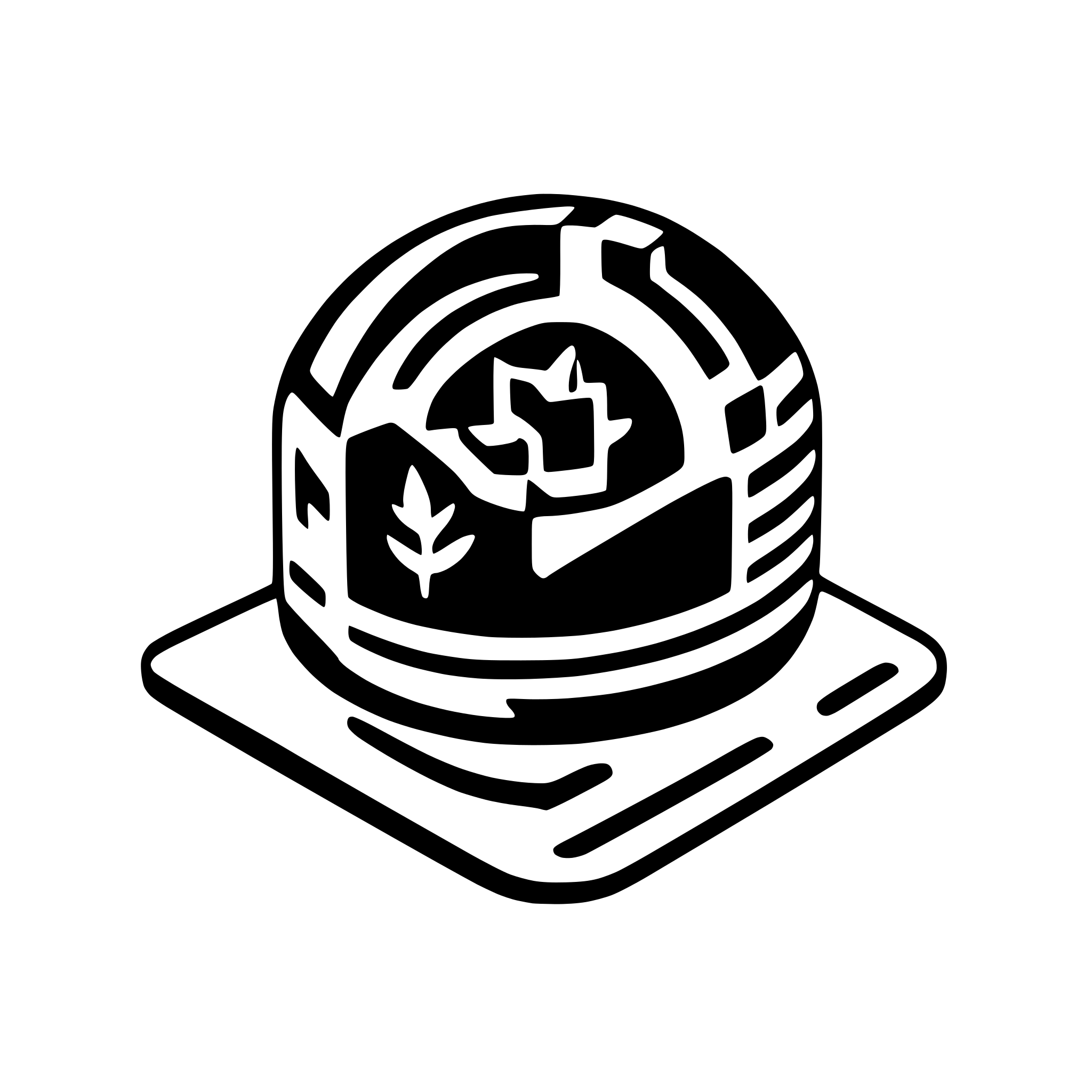 AI-generated SVG of a perspective view of blueprint schema