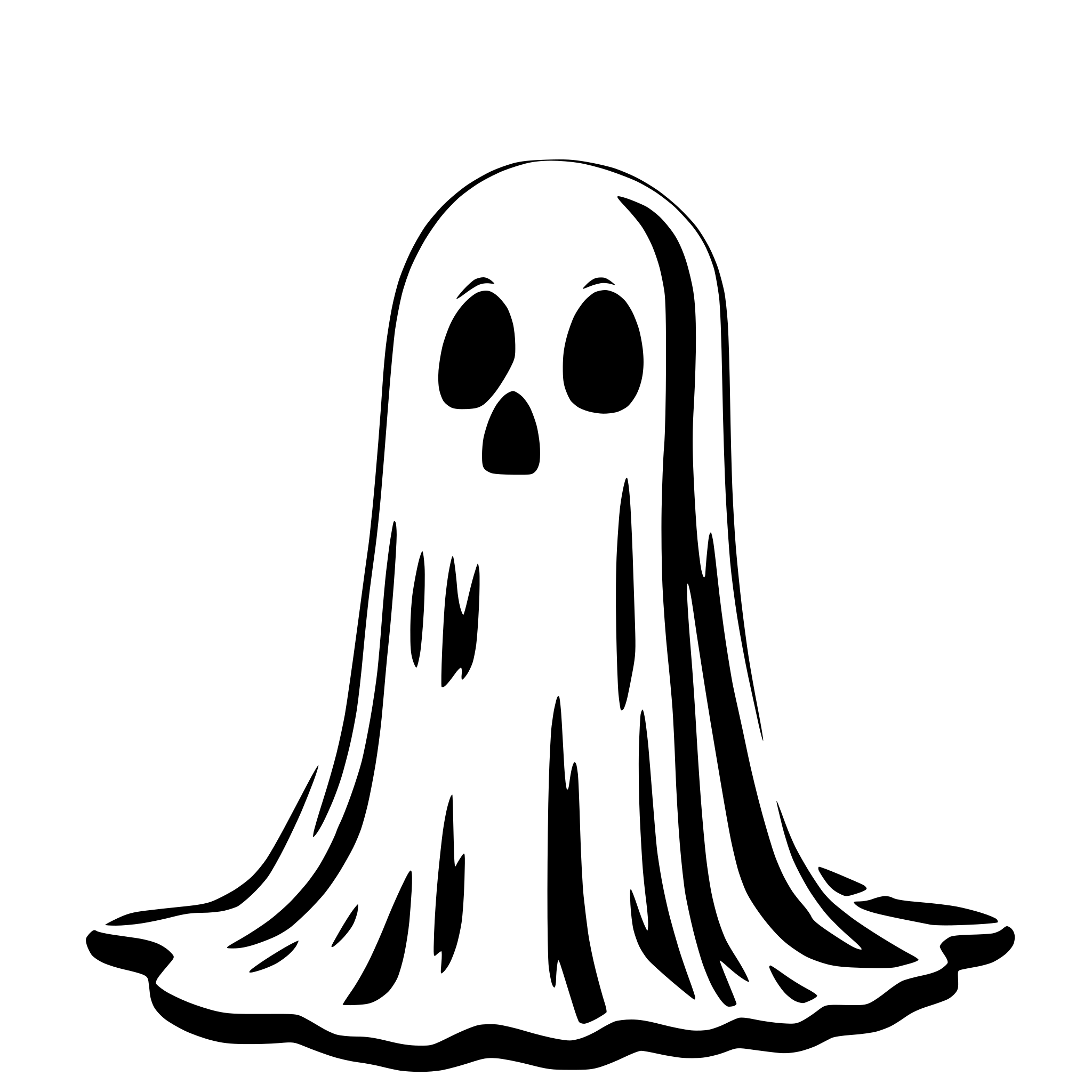AI-generated SVG of 'lovley ghost'