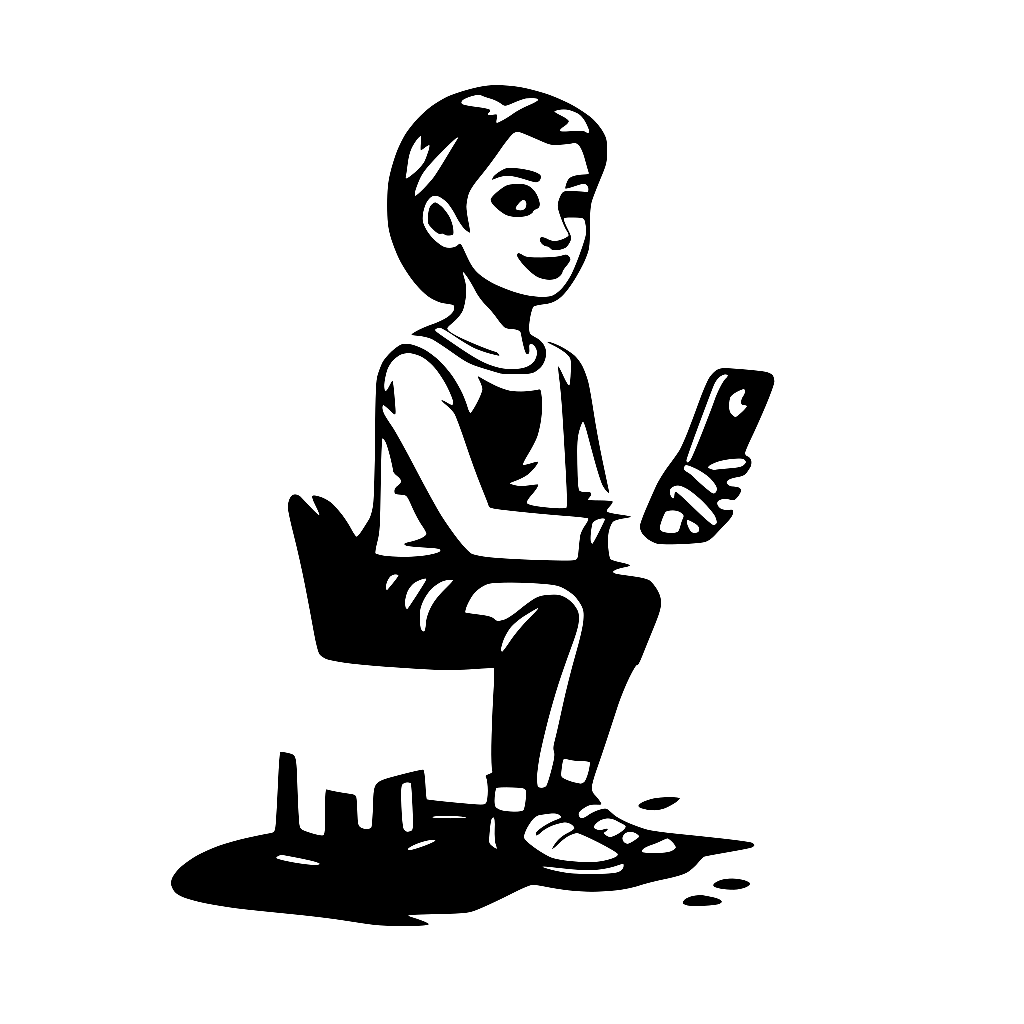 AI-generated SVG of 'social media post'