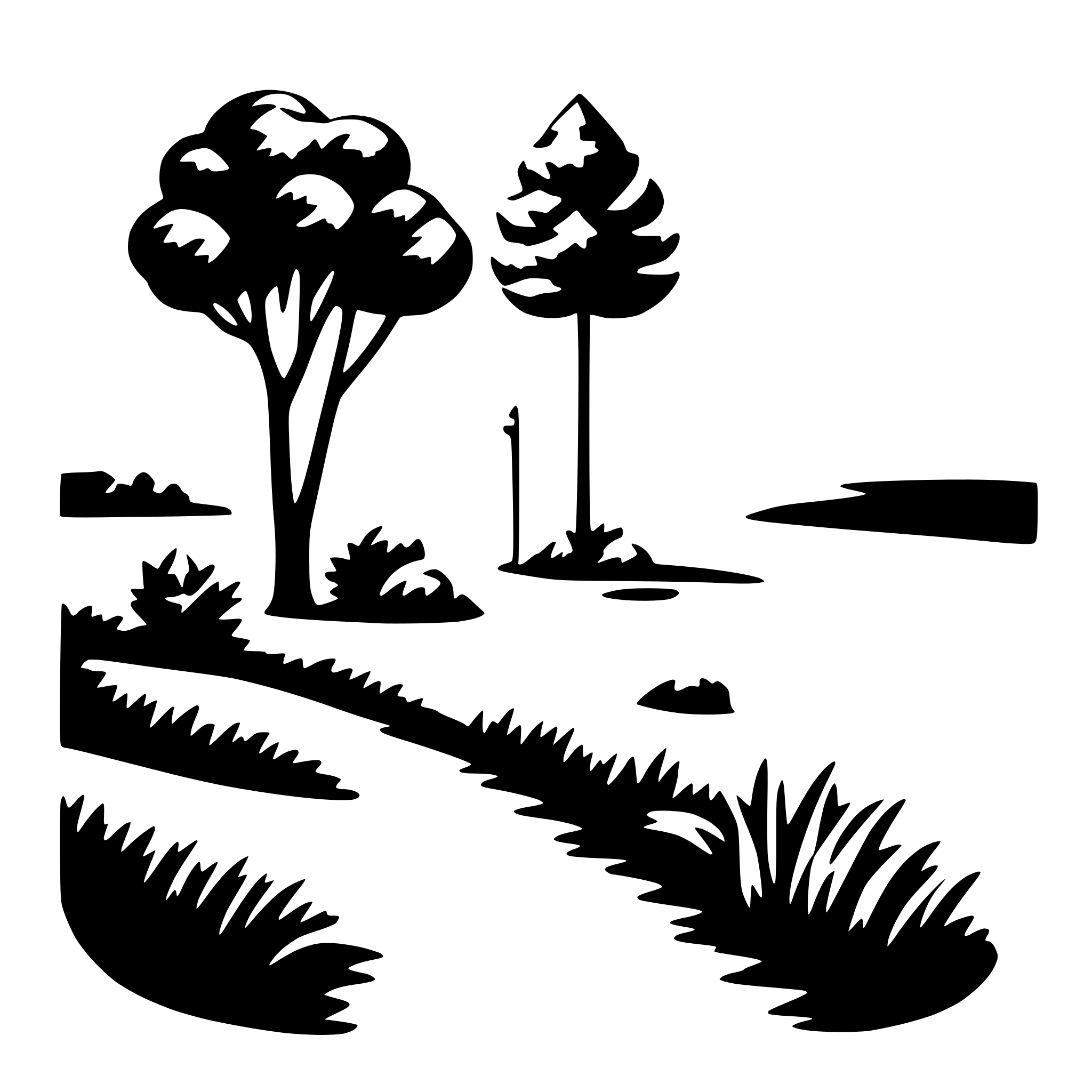 AI-generated SVG of a nature scene