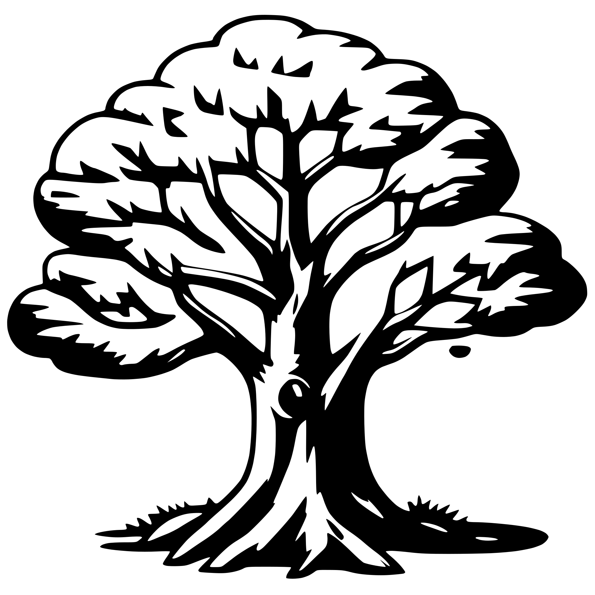 AI-generated SVG of 'familiy tree'