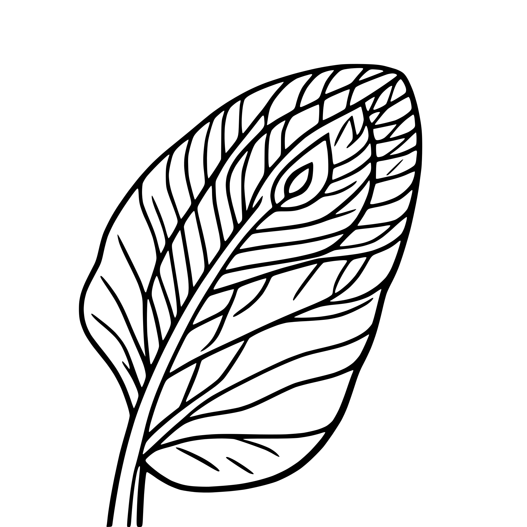 AI-generated SVG of 'peacock feather with patterns'