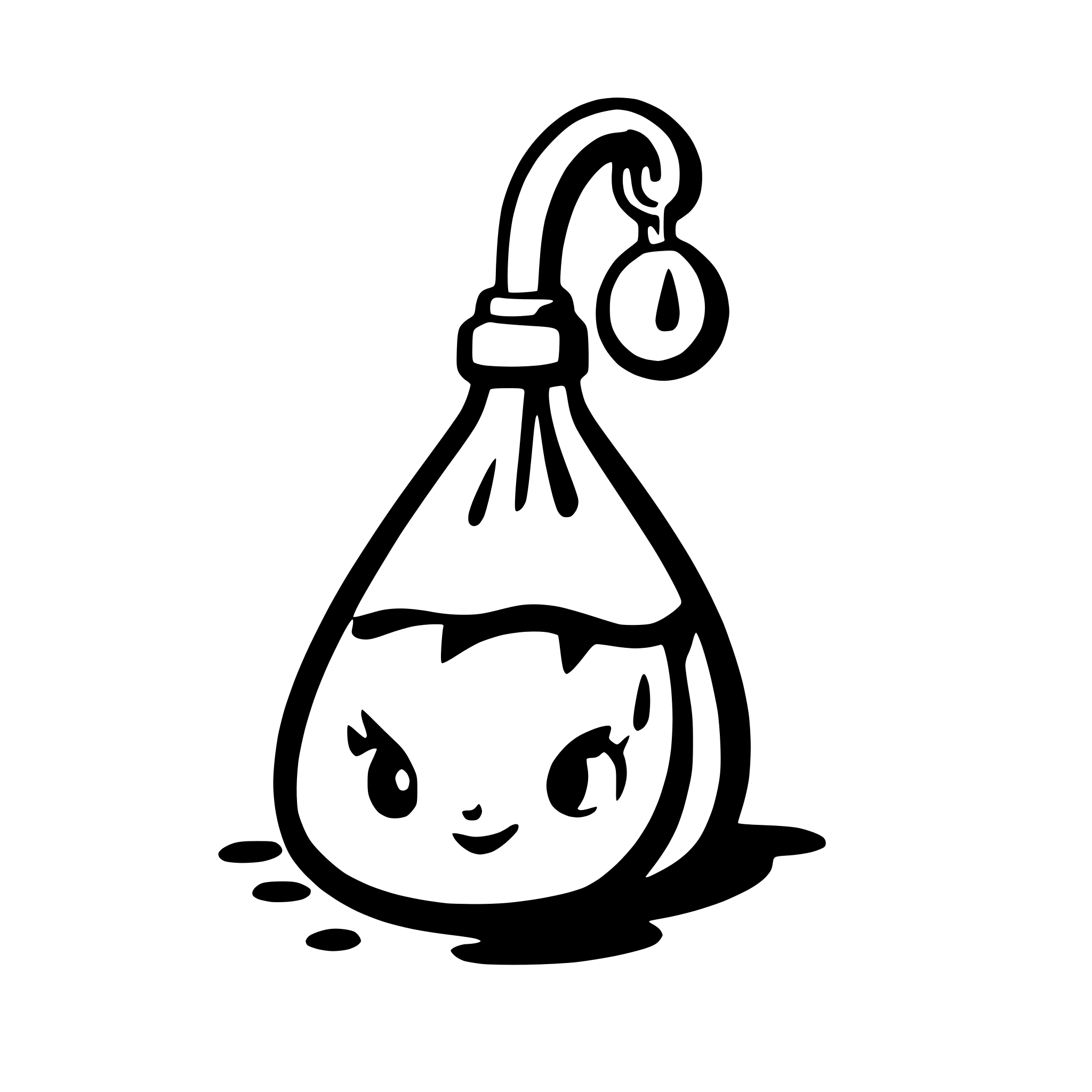AI-generated SVG of a water drop