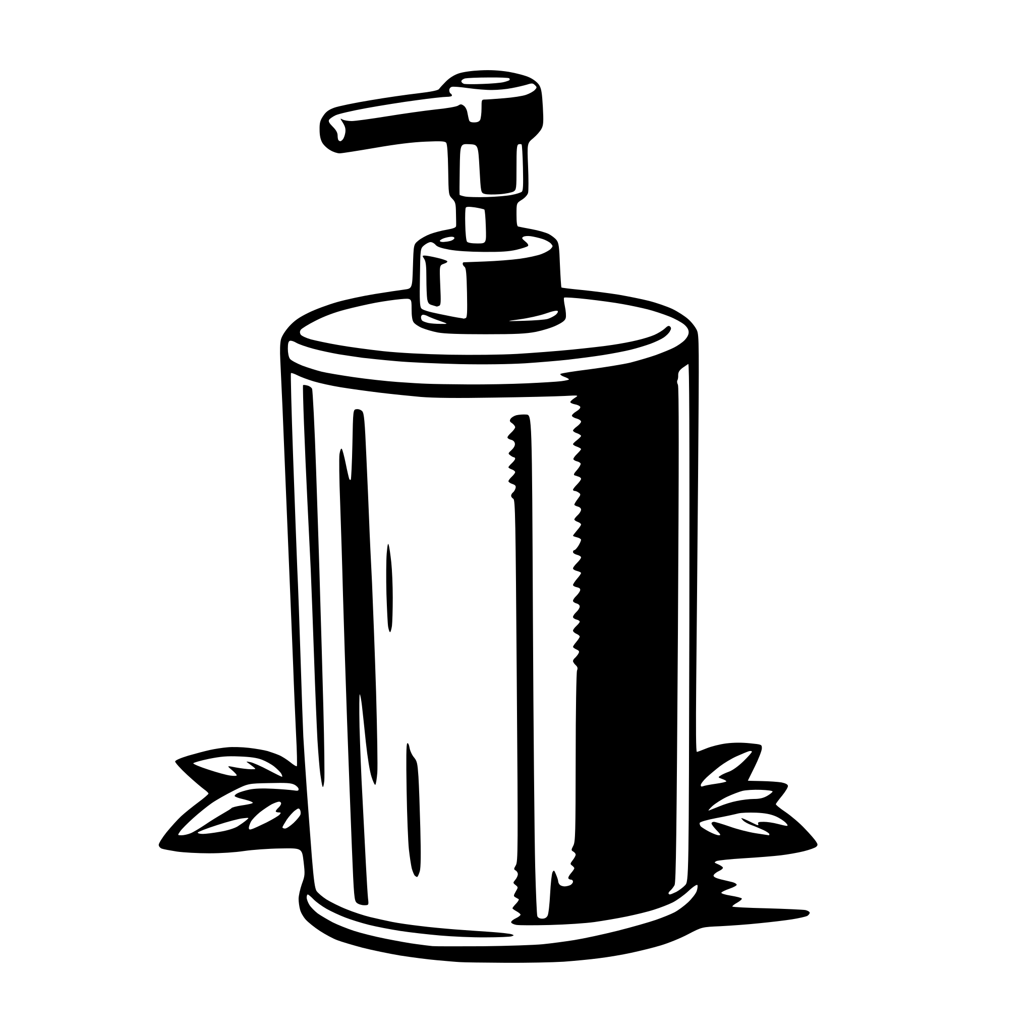 AI-generated SVG of 'liquid soap'