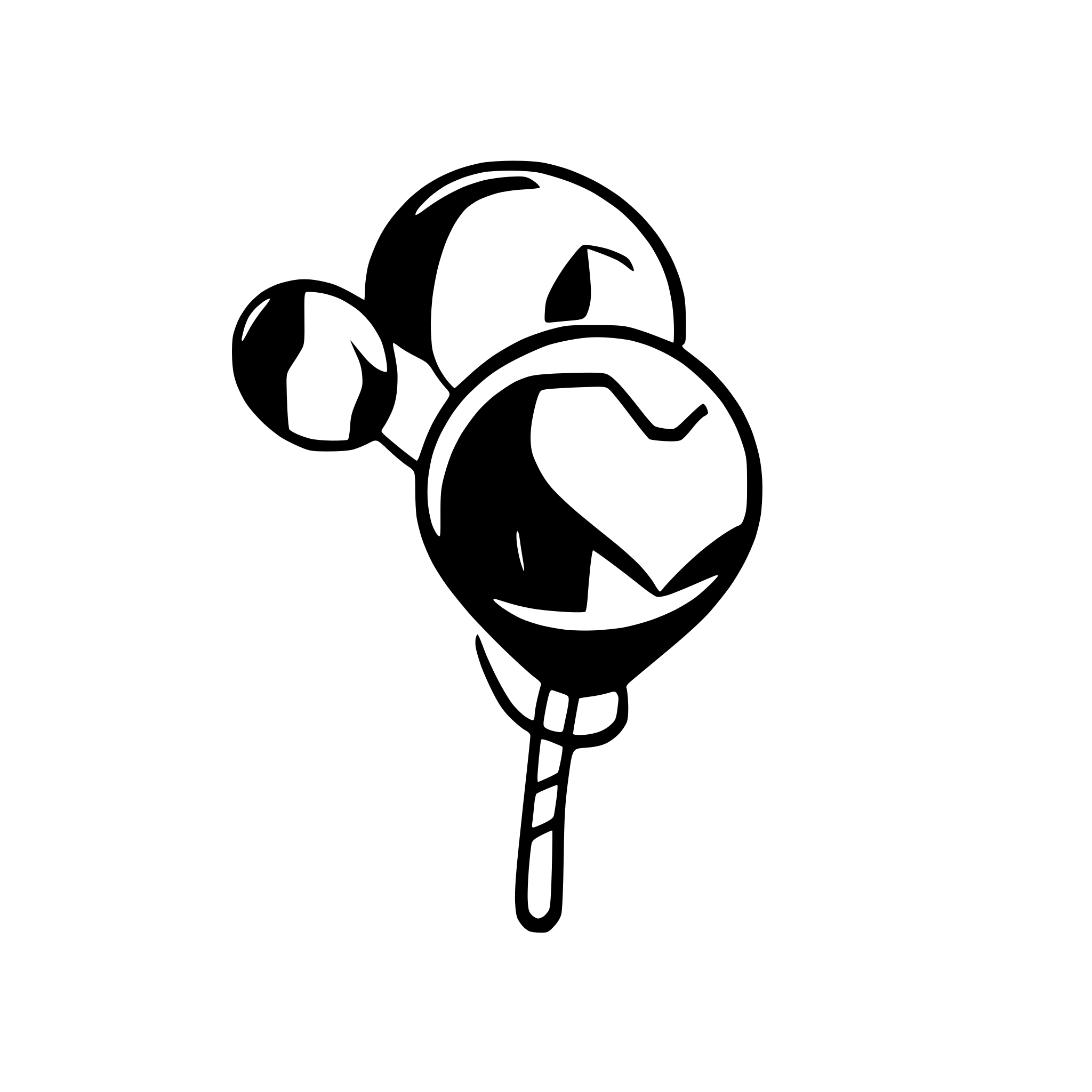 AI-generated SVG of 'balloon animal'