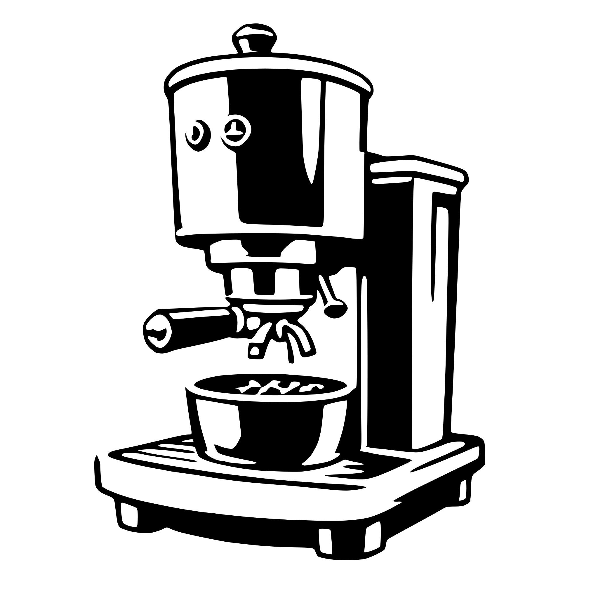 AI-generated SVG of 'espresso machine'