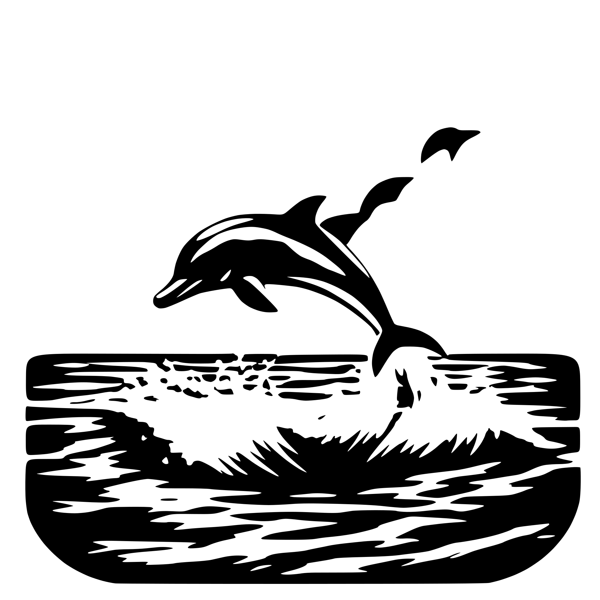AI-generated SVG of a A dolphin leaping out of the ocean at sunset AI-generated SVG of a A dolphin leaping out of the ocean at sunset