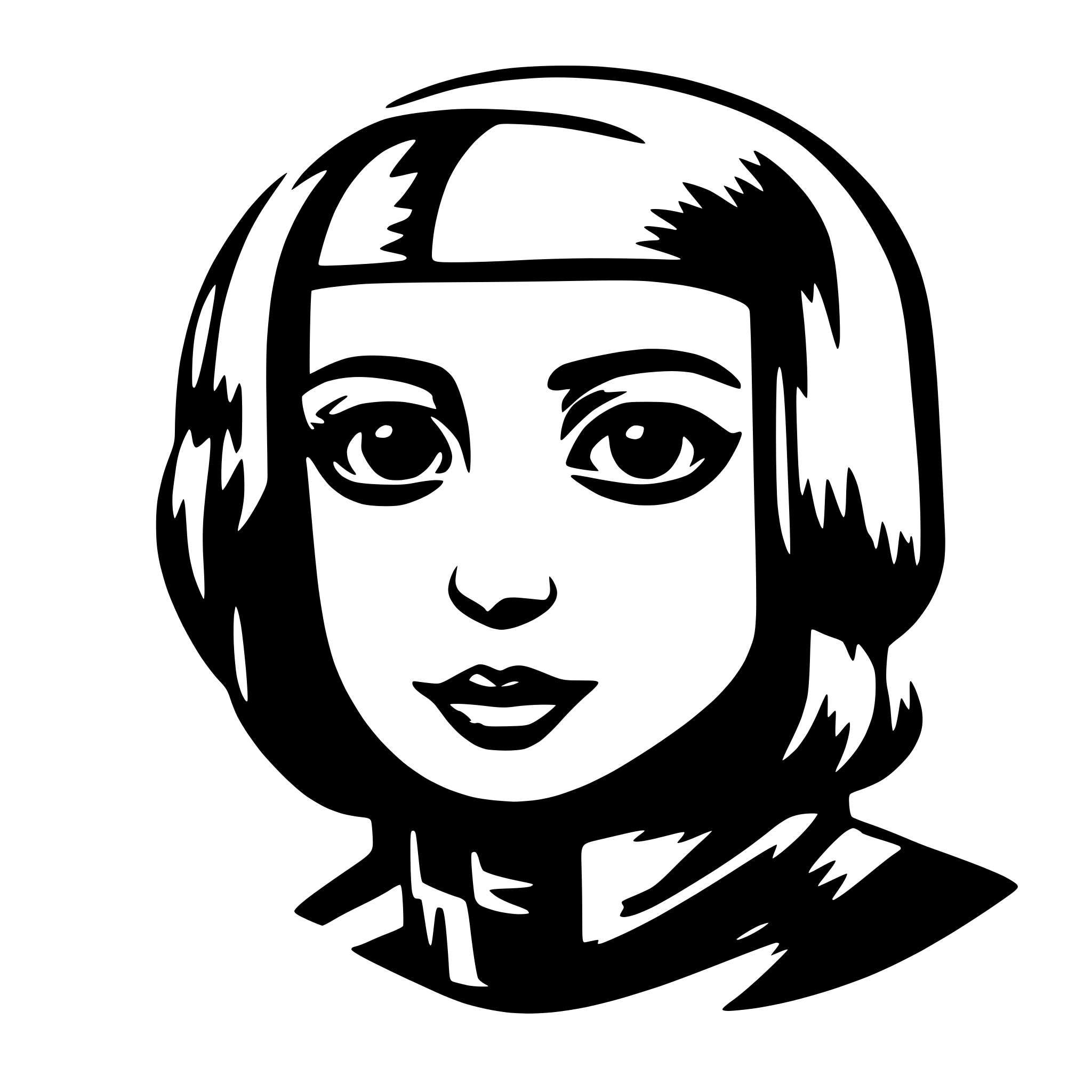 AI-generated SVG of a AI