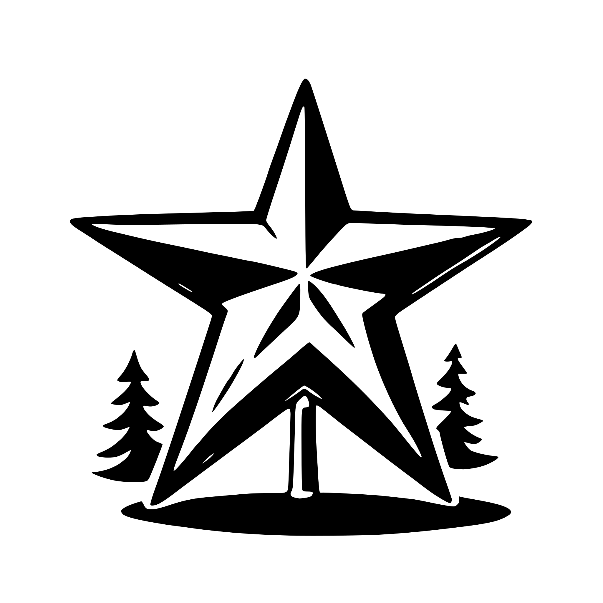 AI-generated SVG of a christmas star